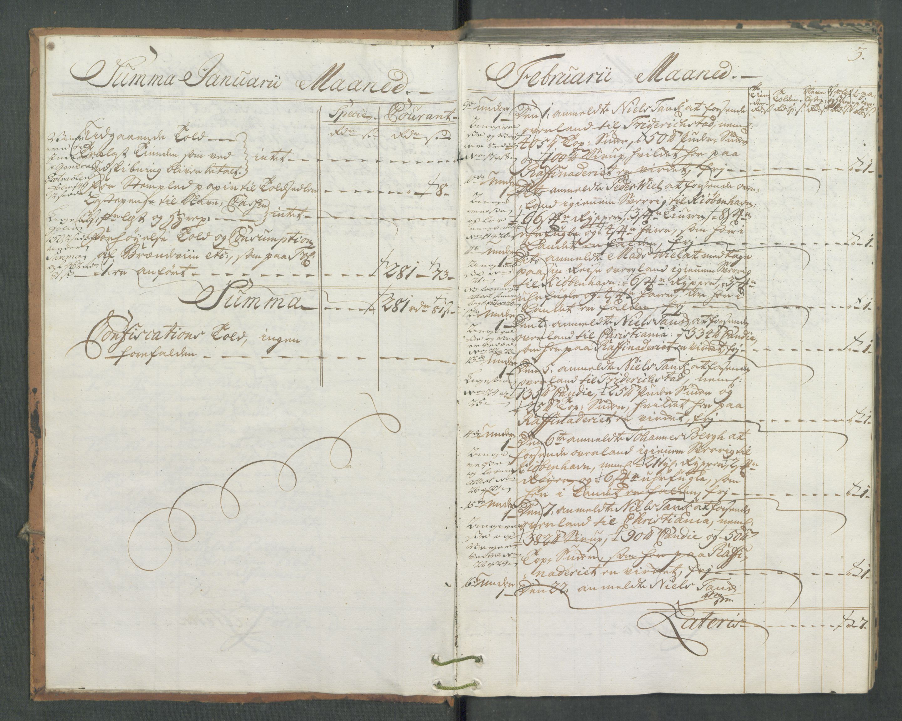 Generaltollkammeret, tollregnskaper, AV/RA-EA-5490/R01/L0041/0001: Tollregnskaper Fredrikshald / Utgående hovedtollbok, 1760