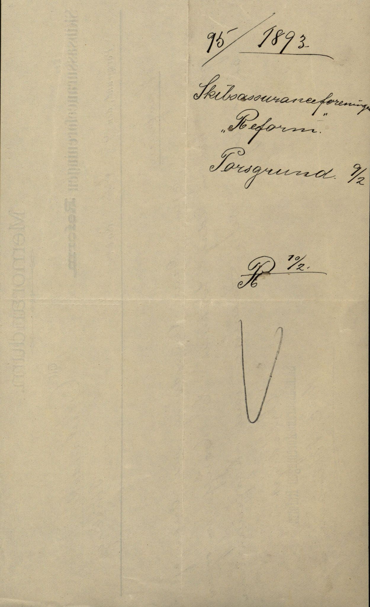 Pa 63 - Østlandske skibsassuranceforening, VEMU/A-1079/G/Ga/L0030/0007: Havaridokumenter / Furu, Magnhild, Magnolia, Havfruen, Tichborne, 1893, s. 64