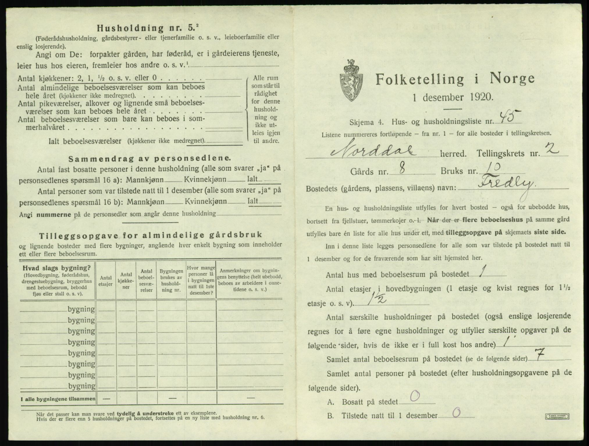 SAT, Folketelling 1920 for 1524 Norddal herred, 1920, s. 237