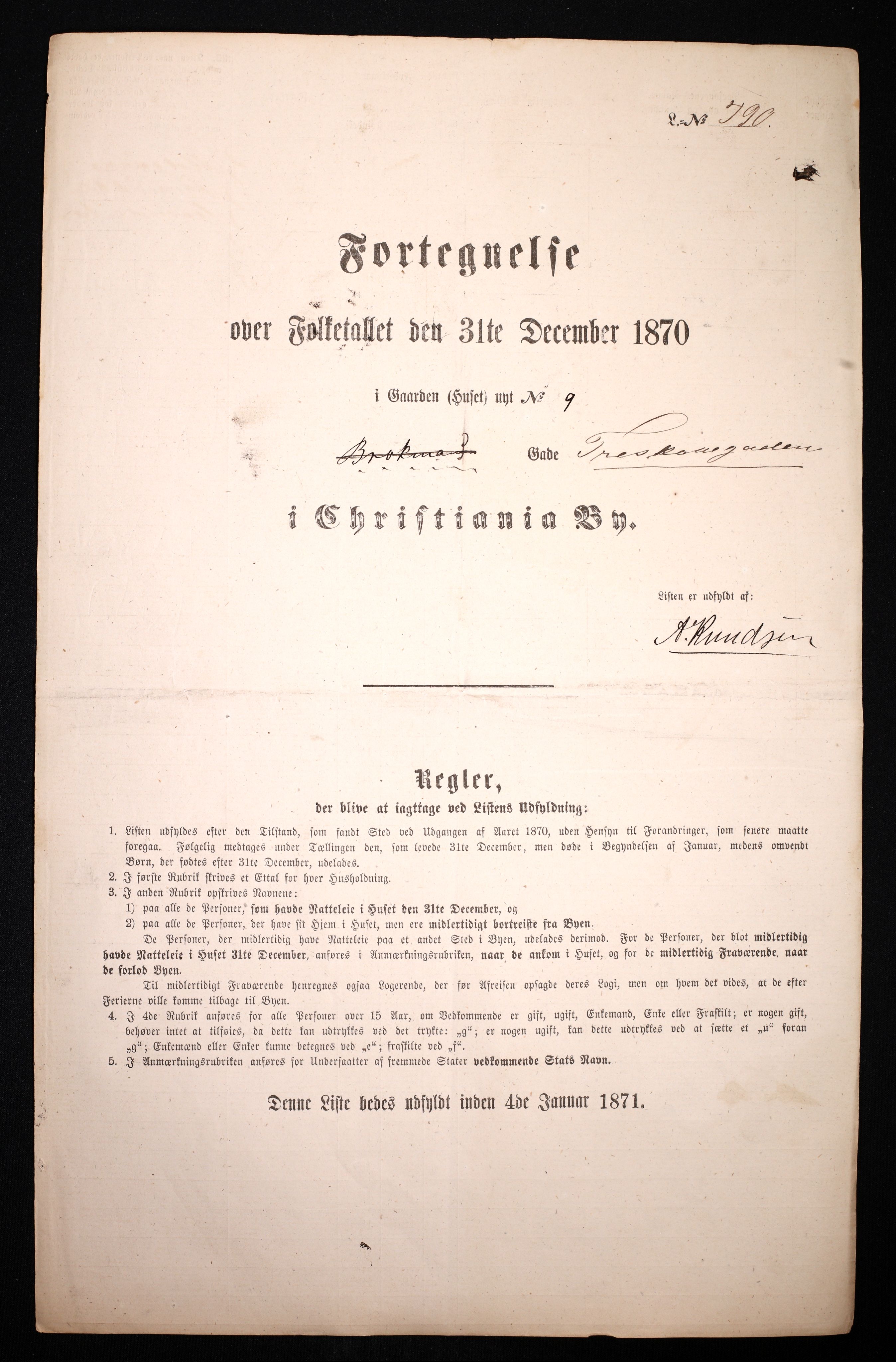 RA, Folketelling 1870 for 0301 Kristiania kjøpstad, 1870, s. 4381