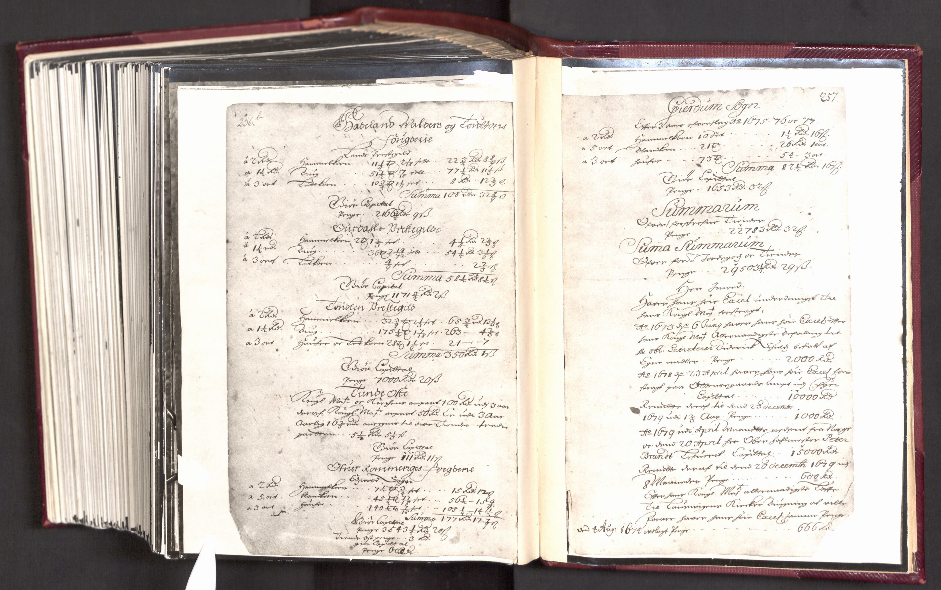 Rentekammeret, Kammerkanselliet, AV/RA-EA-3111/G/Gg/Ggj/Ggjf/L0001: Skjøtebok over kongelig avhendet jordegods i Norge Q, 1670-1680, s. 269