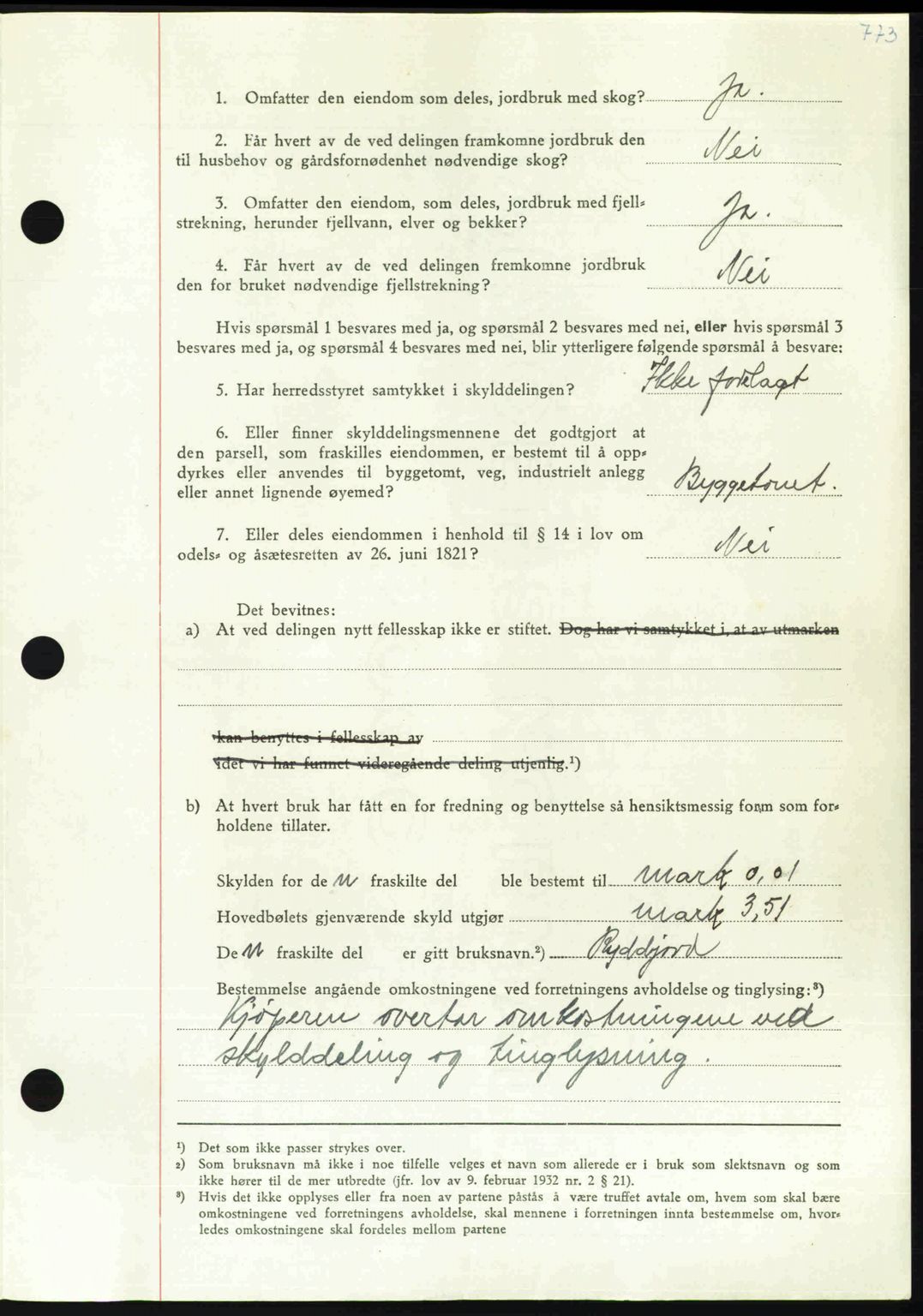 Nordmøre sorenskriveri, AV/SAT-A-4132/1/2/2Ca: Pantebok nr. A112, 1949-1949, Dagboknr: 2917/1949