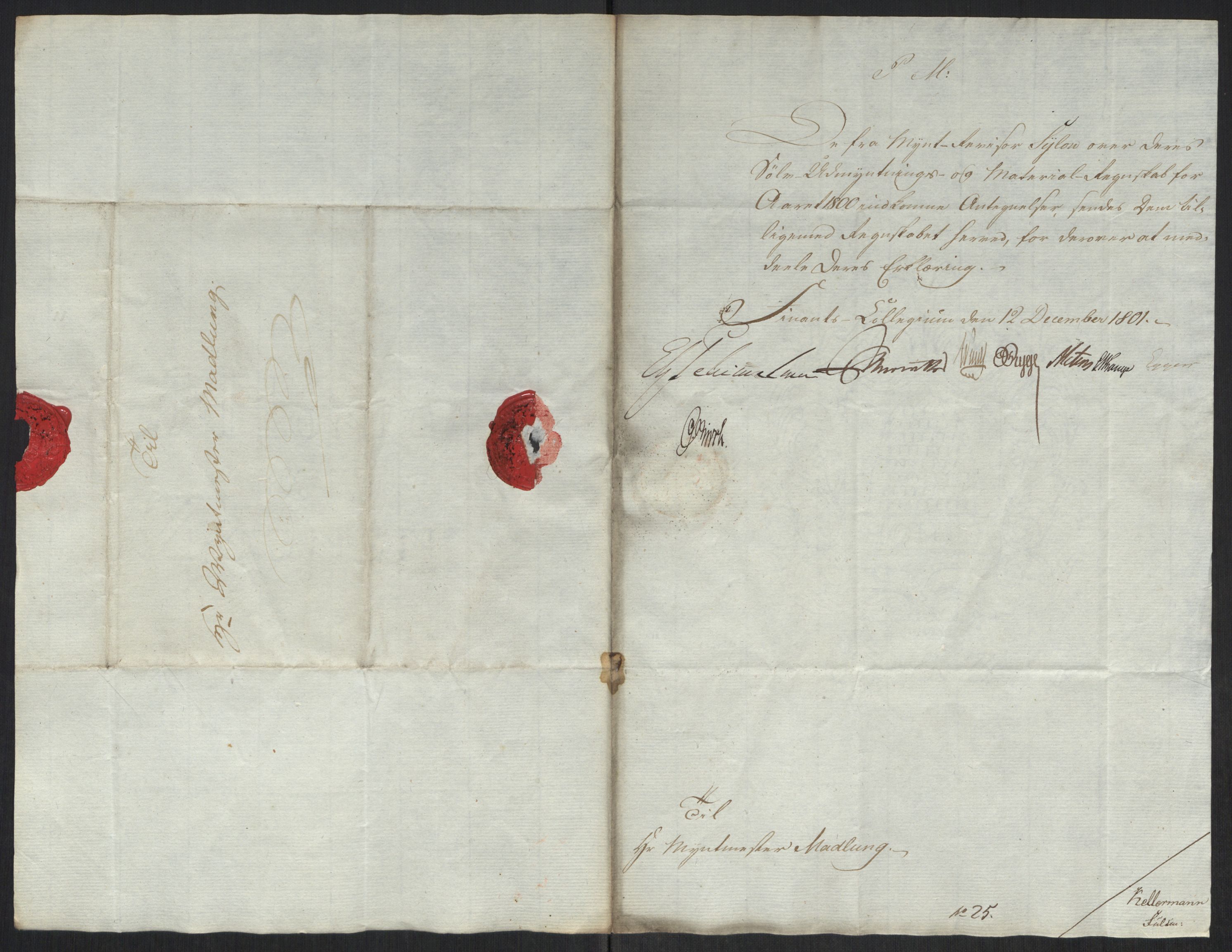 Rentekammeret inntil 1814, Realistisk ordnet avdeling, AV/RA-EA-4070/Oa/L0008: [Y6]: Embetsbrev til myntmesteren på Kongsberg (1797-1806 og 1808-1813), 1797-1813, s. 104