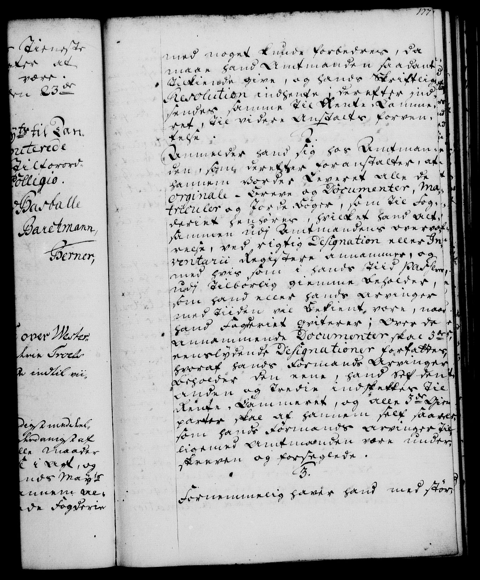 Rentekammeret, Kammerkanselliet, AV/RA-EA-3111/G/Gg/Ggi/L0003: Norsk instruksjonsprotokoll med register (merket RK 53.36), 1751-1775, s. 177