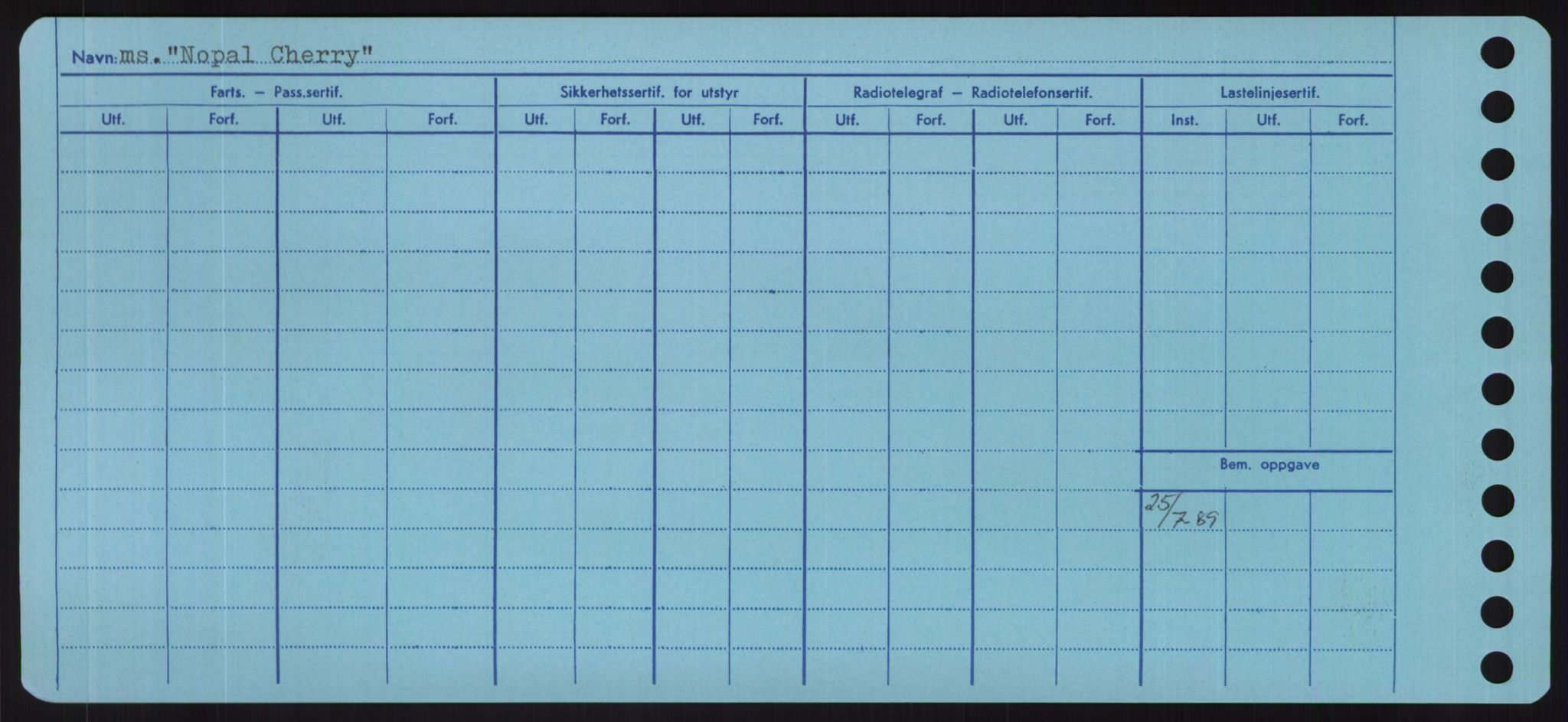 Sjøfartsdirektoratet med forløpere, Skipsmålingen, AV/RA-S-1627/H/Hd/L0026: Fartøy, N-Norhol, s. 276