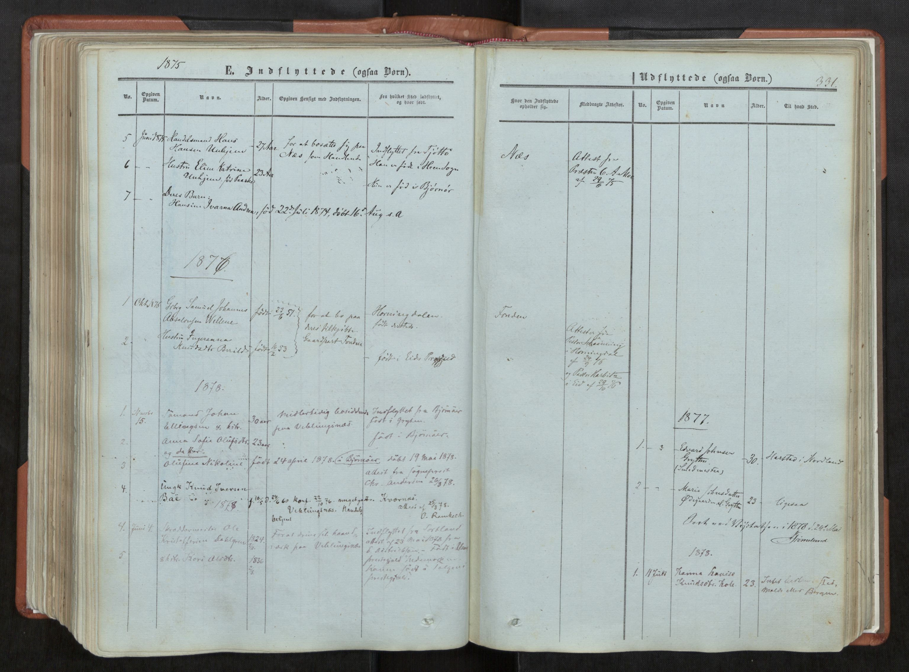 Ministerialprotokoller, klokkerbøker og fødselsregistre - Møre og Romsdal, SAT/A-1454/544/L0572: Ministerialbok nr. 544A05, 1854-1886, s. 331