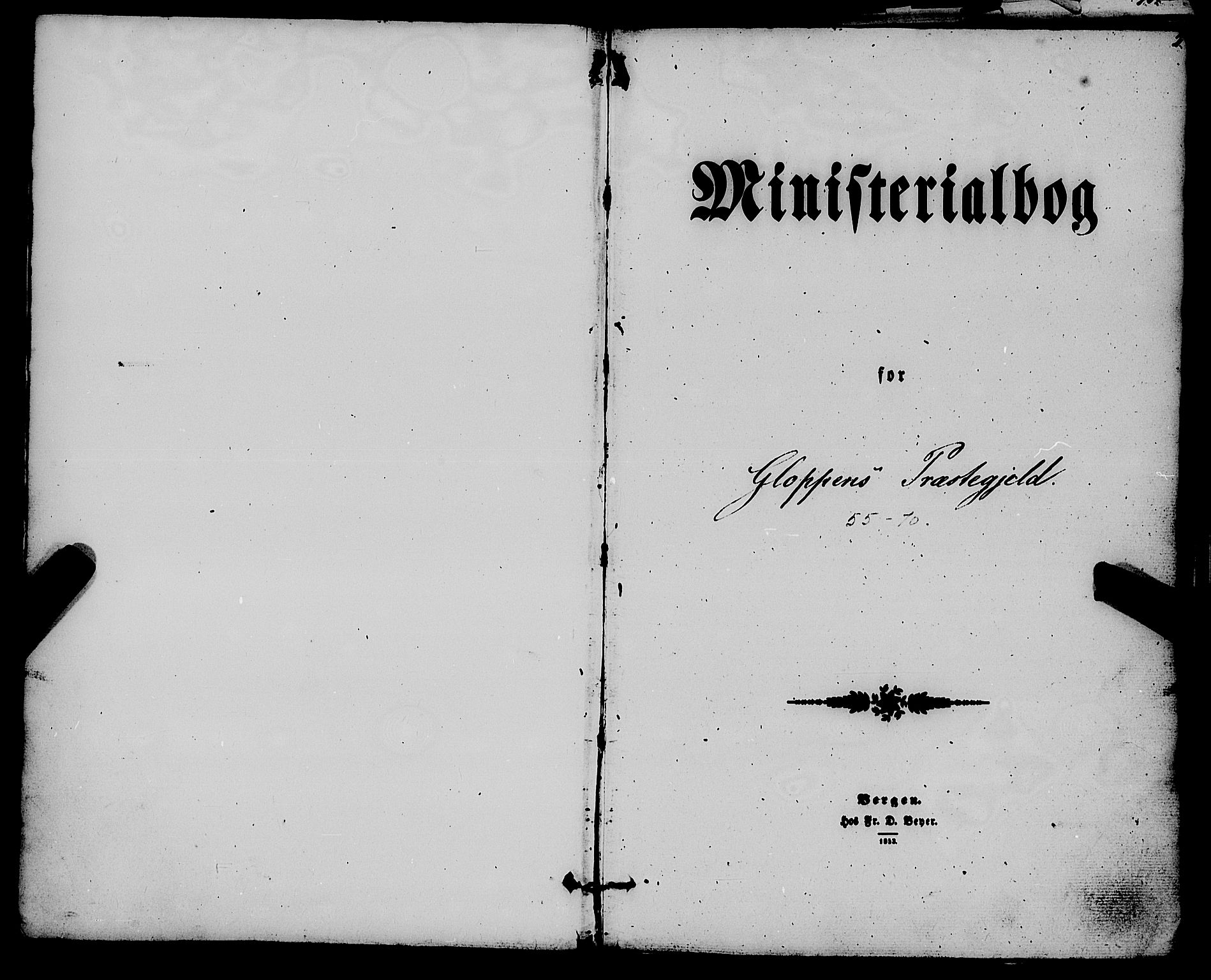 Gloppen sokneprestembete, SAB/A-80101/H/Haa/Haaa/L0009: Ministerialbok nr. A 9, 1855-1870, s. 2