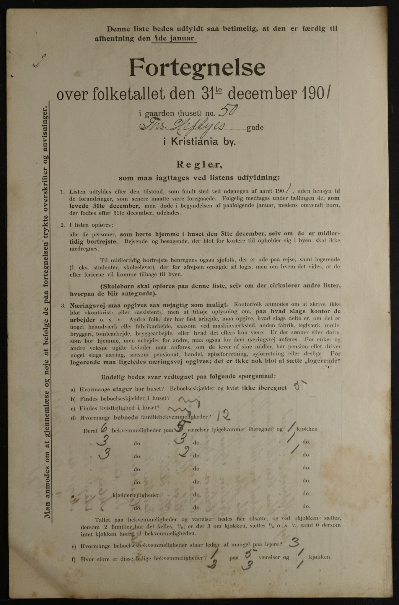 OBA, Kommunal folketelling 31.12.1901 for Kristiania kjøpstad, 1901, s. 16738