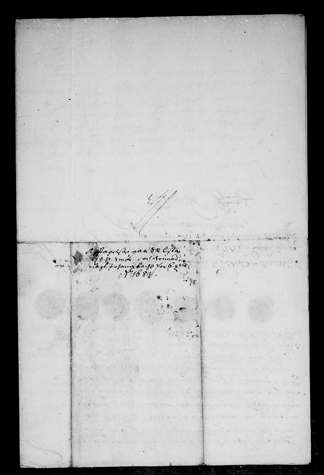 Rentekammeret inntil 1814, Reviderte regnskaper, Stiftamtstueregnskaper, Bergen stiftamt, AV/RA-EA-6043/R/Rc/L0073: Bergen stiftamt, 1684