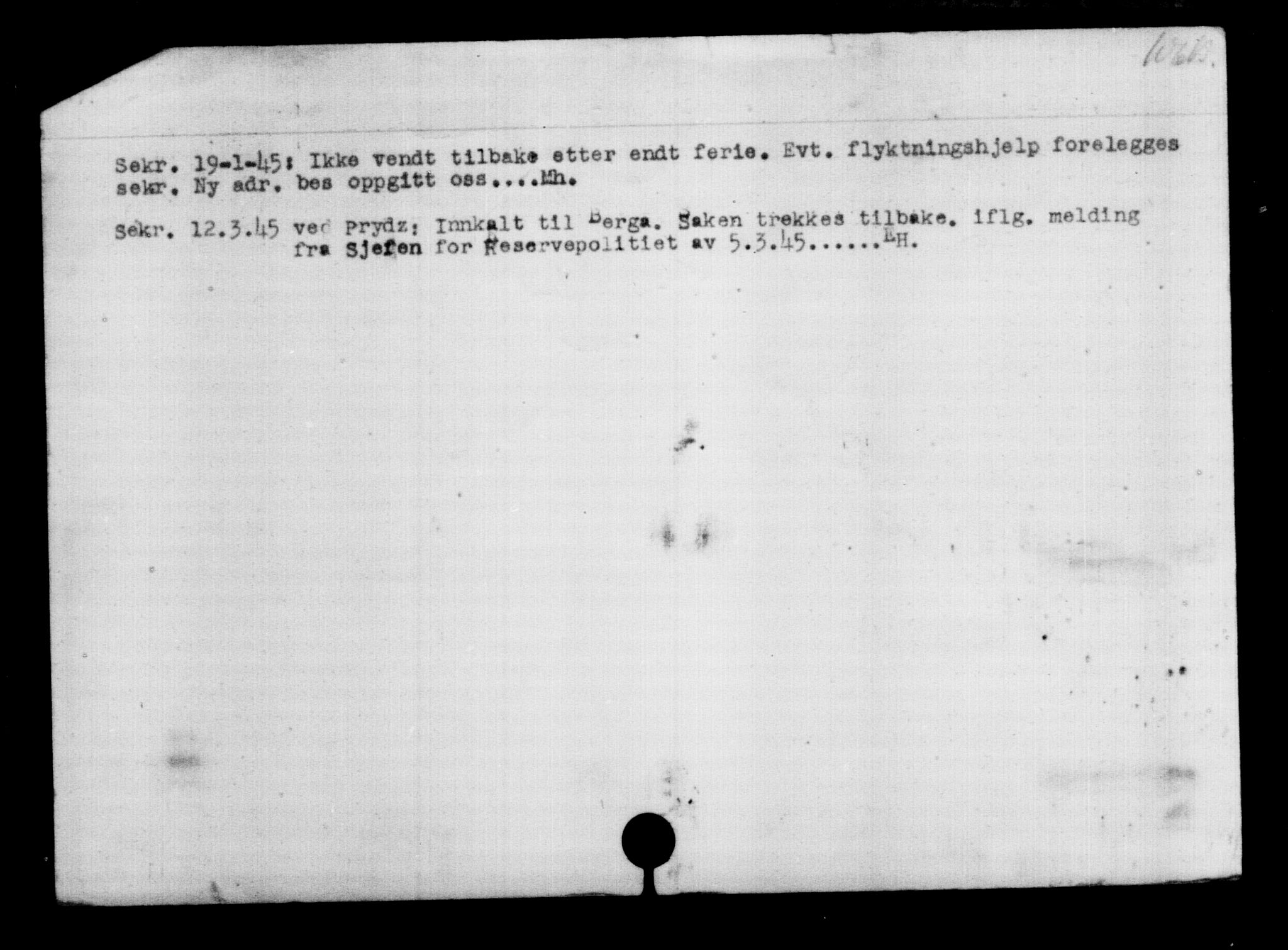 Utenriksstasjonene, Legasjonen i Stockholm, Flyktningkontoret, AV/RA-S-6753/V/Va/L0009: Kjesäterkartoteket, flyktninger med registreringsnr. 18502-22048, 1940-1945, s. 583