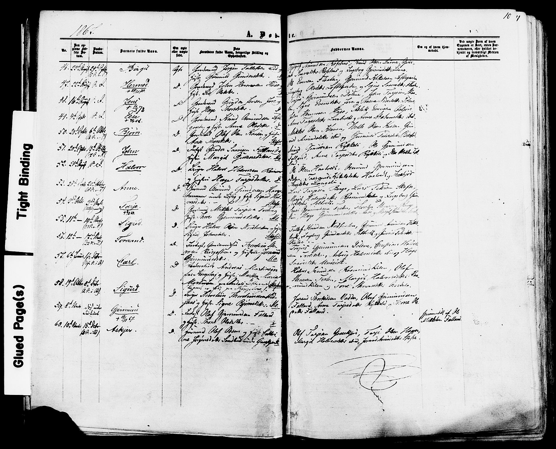 Mo kirkebøker, AV/SAKO-A-286/F/Fa/L0006: Ministerialbok nr. I 6, 1865-1885, s. 10