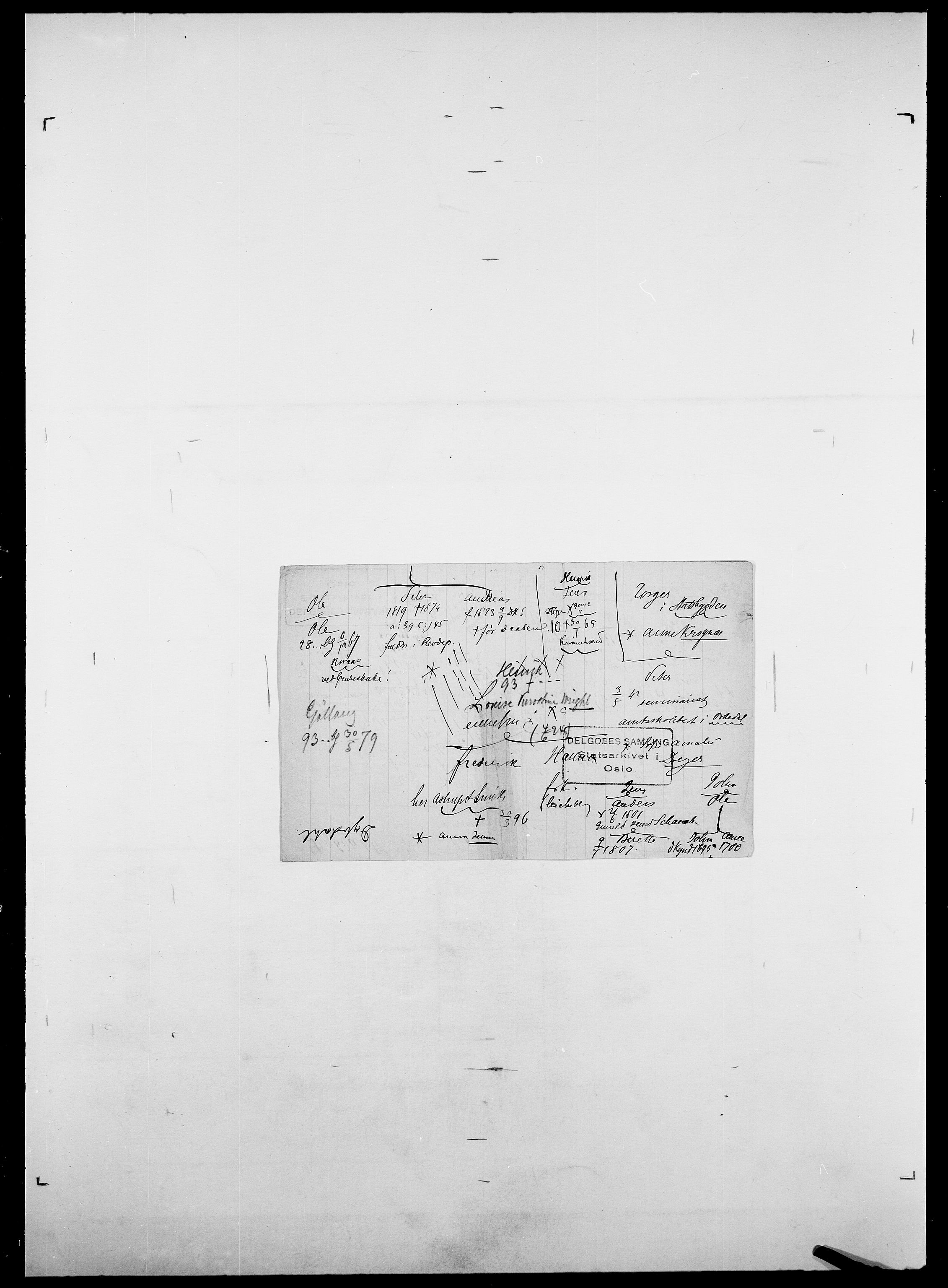 Delgobe, Charles Antoine - samling, SAO/PAO-0038/D/Da/L0009: Dahl - v. Düren, s. 883