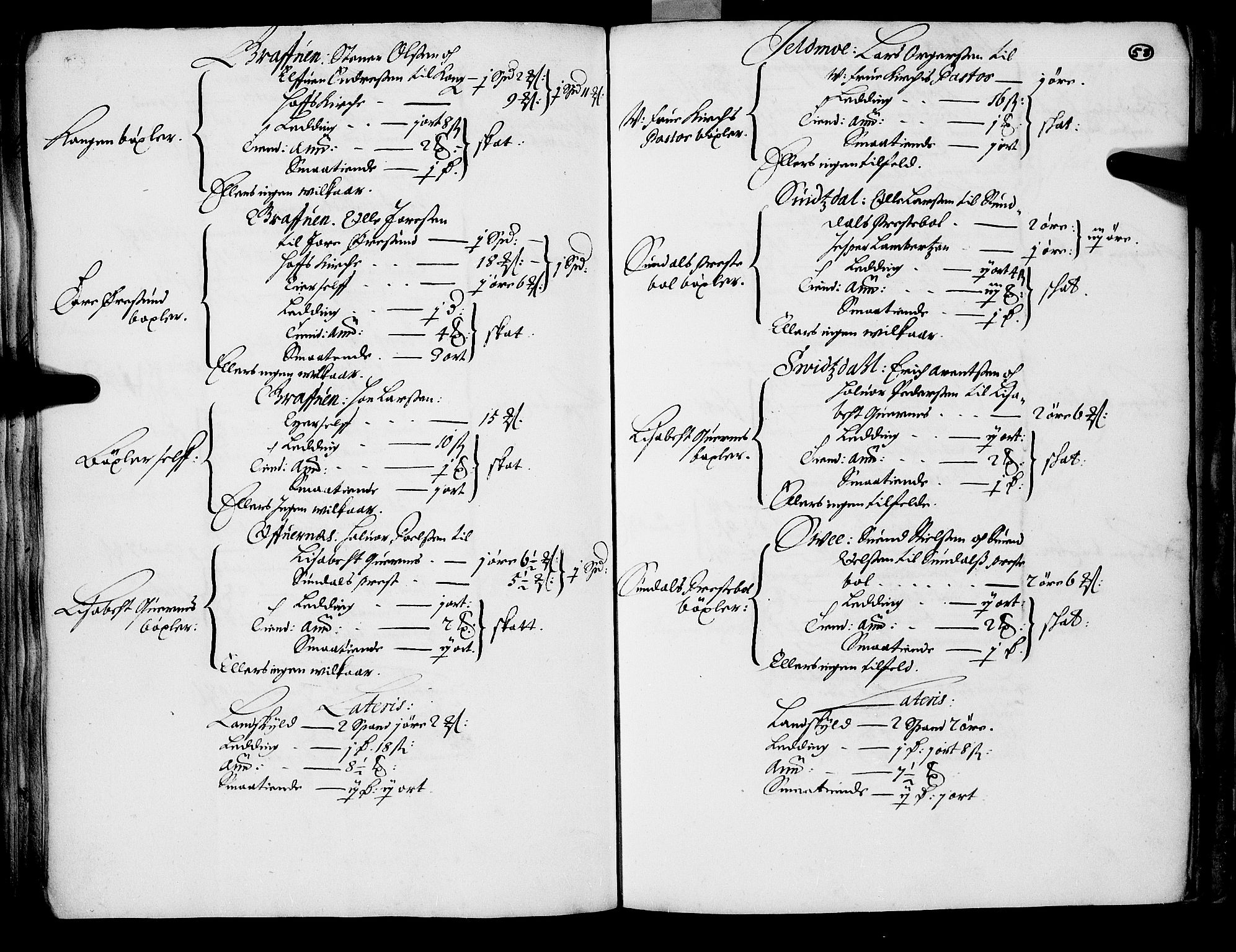 Rentekammeret inntil 1814, Realistisk ordnet avdeling, AV/RA-EA-4070/N/Nb/Nba/L0047: Nordmøre len, 1667, s. 57b-58a