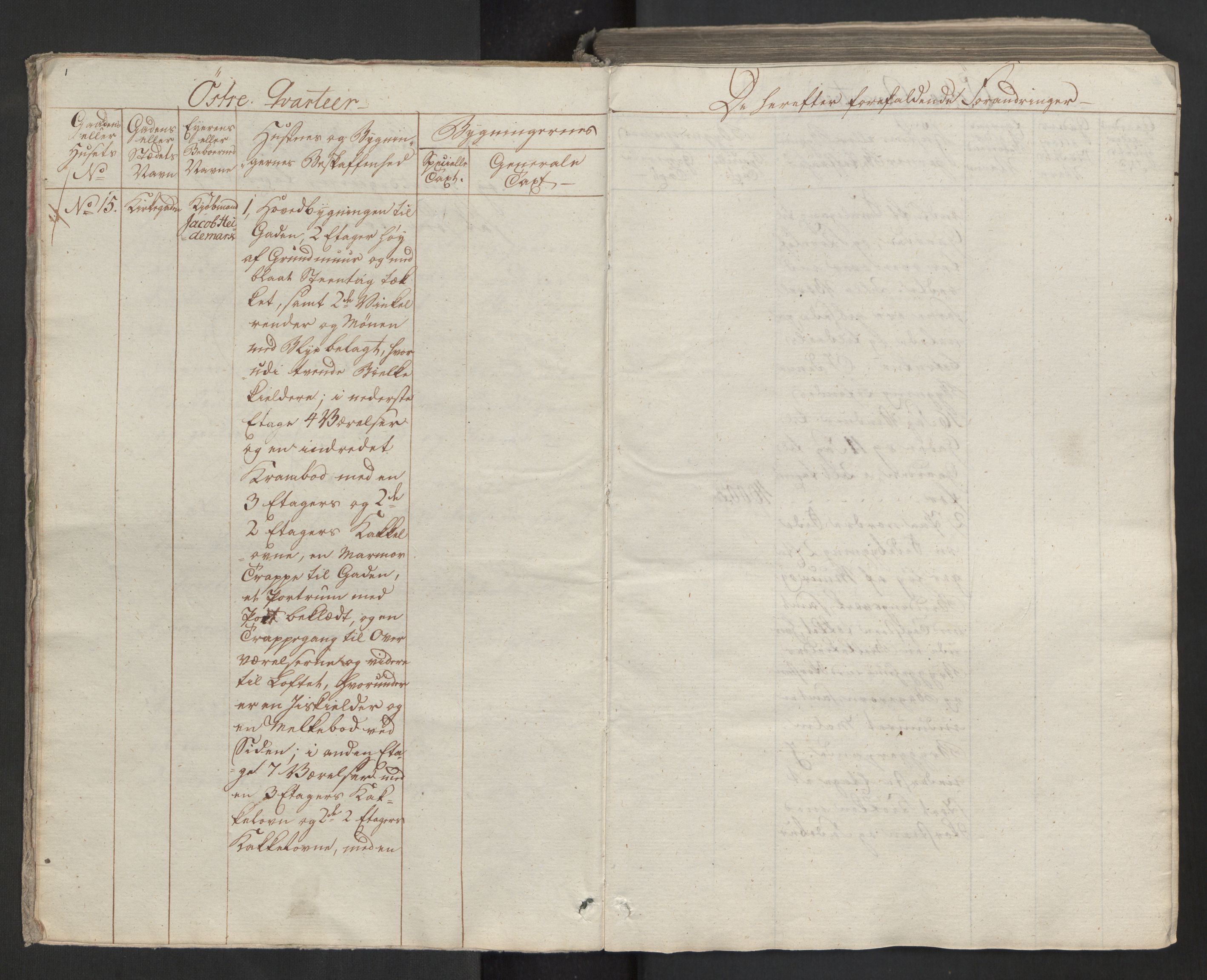 Kommersekollegiet, Brannforsikringskontoret 1767-1814, AV/RA-EA-5458/F/Fa/L0015/0001: Kristiania / Branntakstprotokoll, 1797