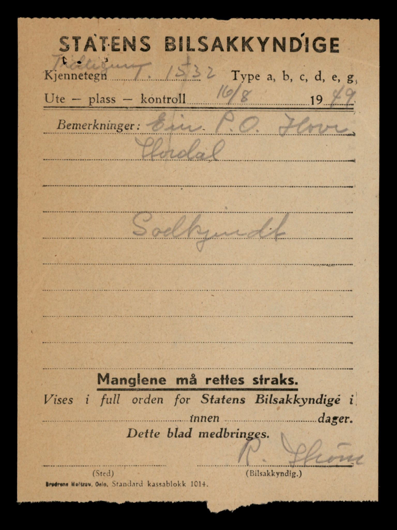 Møre og Romsdal vegkontor - Ålesund trafikkstasjon, AV/SAT-A-4099/F/Fe/L0013: Registreringskort for kjøretøy T 1451 - T 1564, 1927-1998, s. 1991