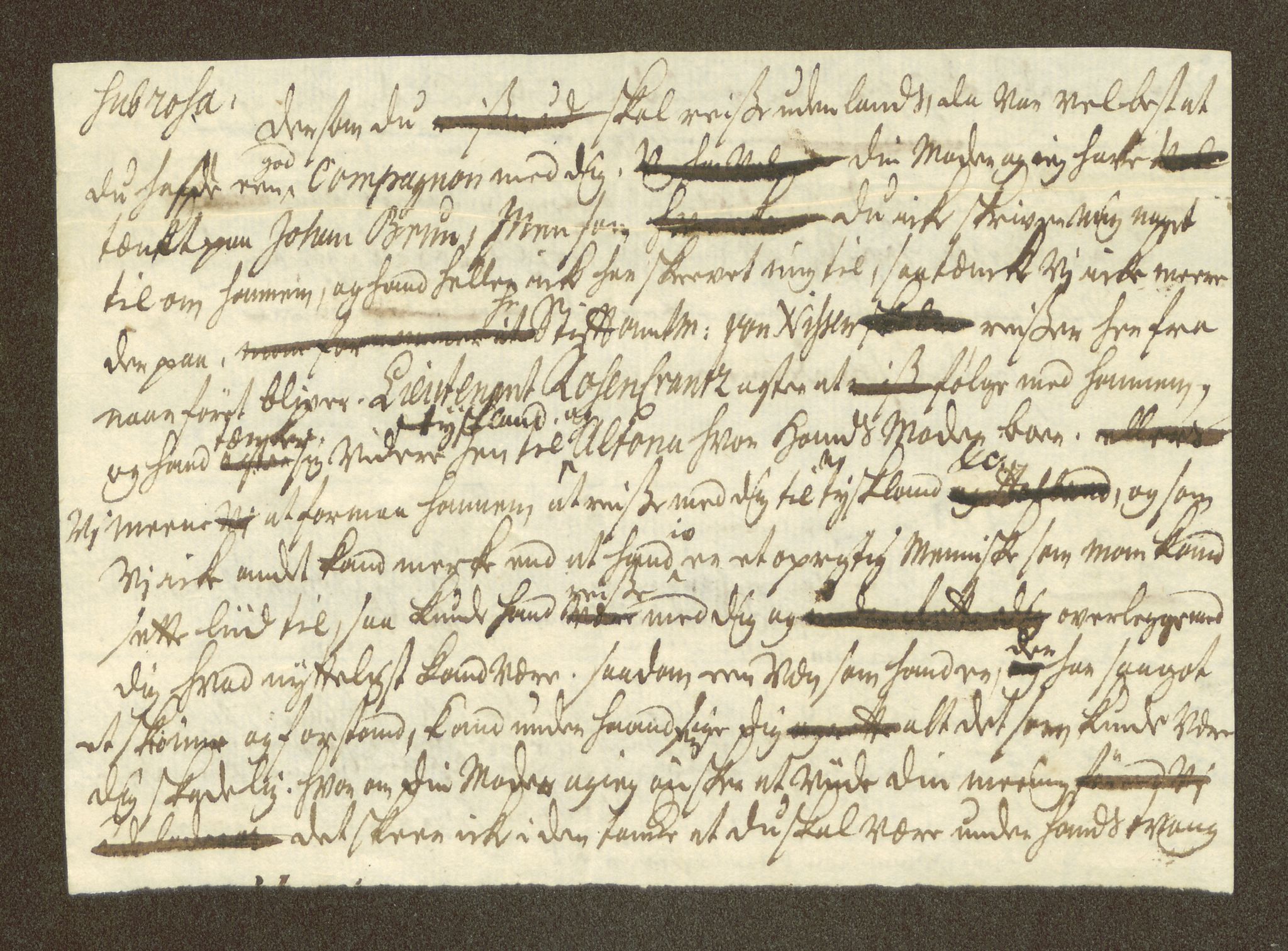 Horneman, AV/SAT-PA-0236/G/L0128: Familiebrev og dokumenter: Hans Hornemans brev hjem under utenlandsopphold 1714-15, brev til konen 1729-42, brev til og fra sønnene 1739-1746 m.m, 1714-1747, s. 14