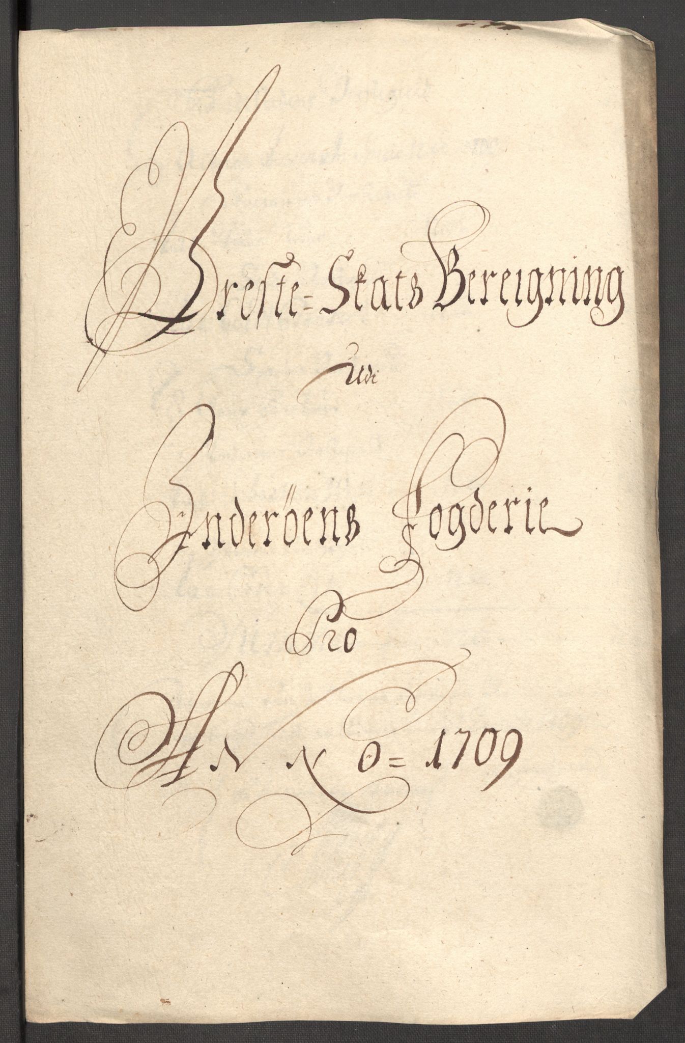 Rentekammeret inntil 1814, Reviderte regnskaper, Fogderegnskap, RA/EA-4092/R63/L4317: Fogderegnskap Inderøy, 1709, s. 126
