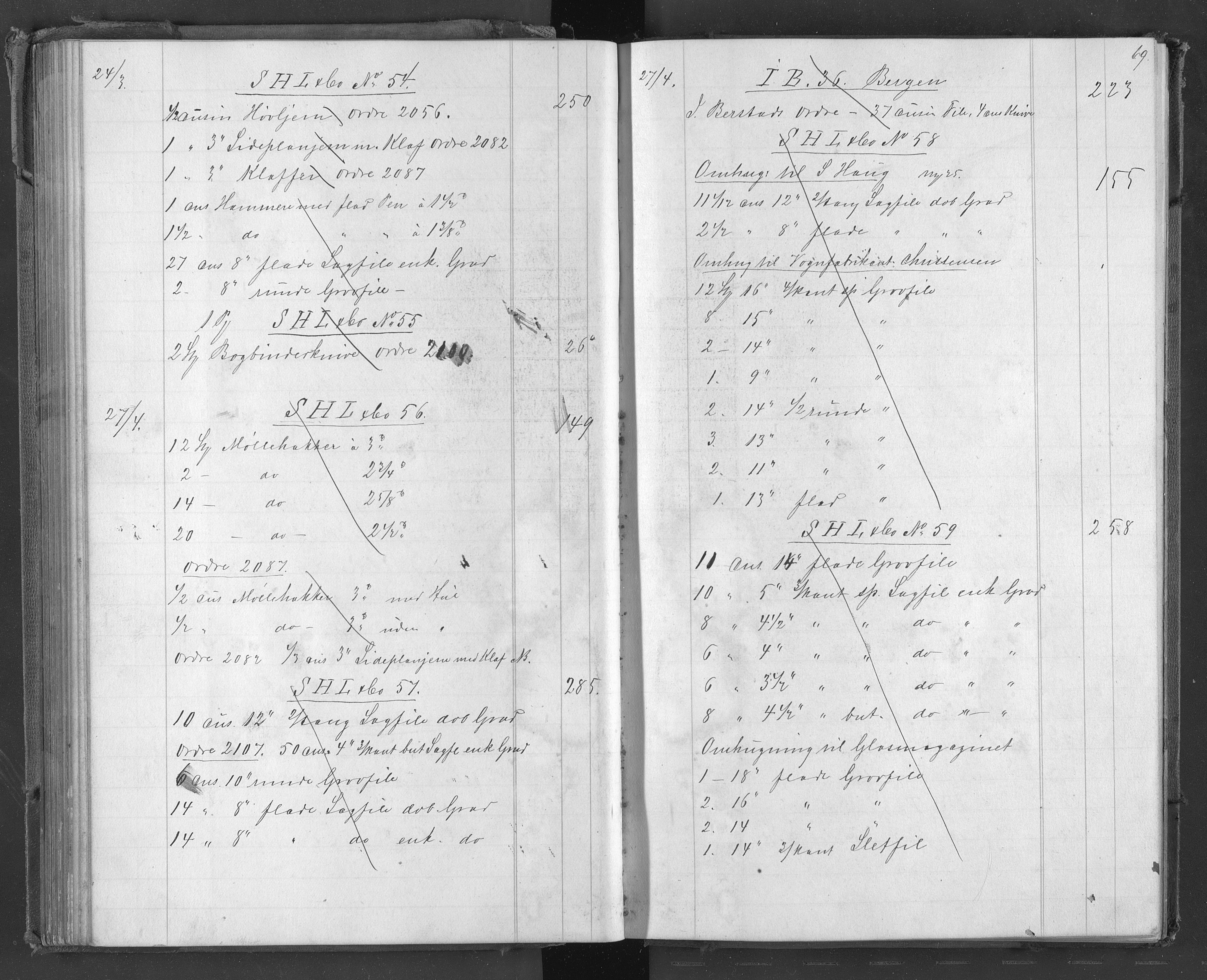 Egelands Jernverk, AAKS/PA-1907/01/L0056: Stålkontobok, 1873-1877, s. 64