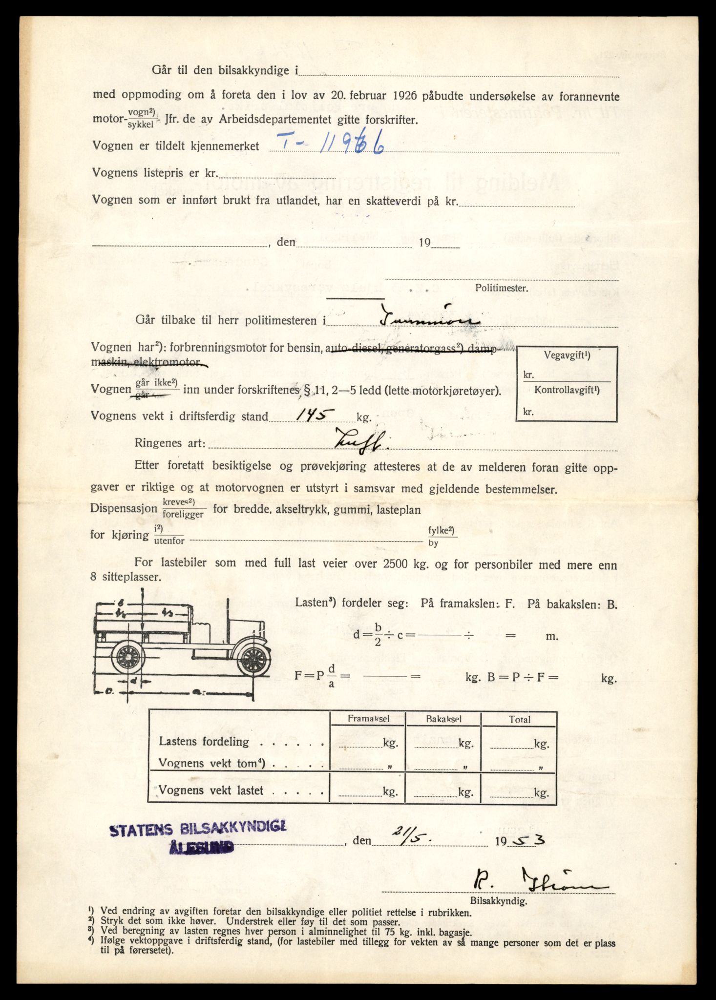 Møre og Romsdal vegkontor - Ålesund trafikkstasjon, AV/SAT-A-4099/F/Fe/L0031: Registreringskort for kjøretøy T 11800 - T 11996, 1927-1998, s. 2816