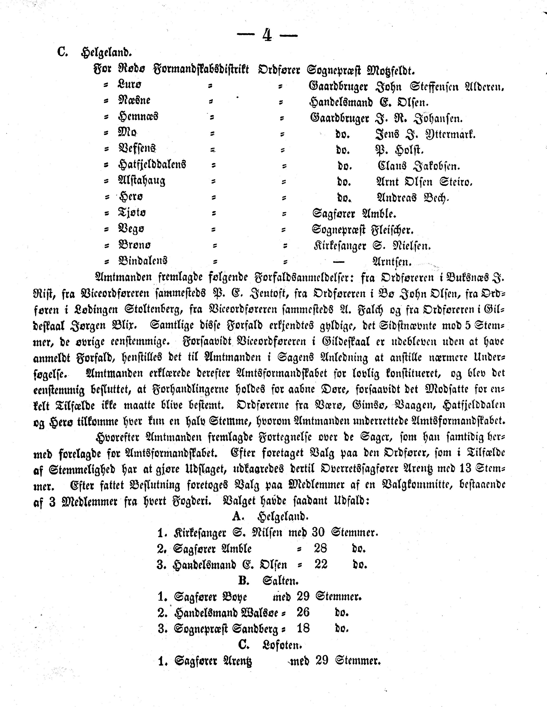 Nordland Fylkeskommune. Fylkestinget, AIN/NFK-17/176/A/Ac/L0004: Fylkestingsforhandlinger 1861-1865, 1861-1865