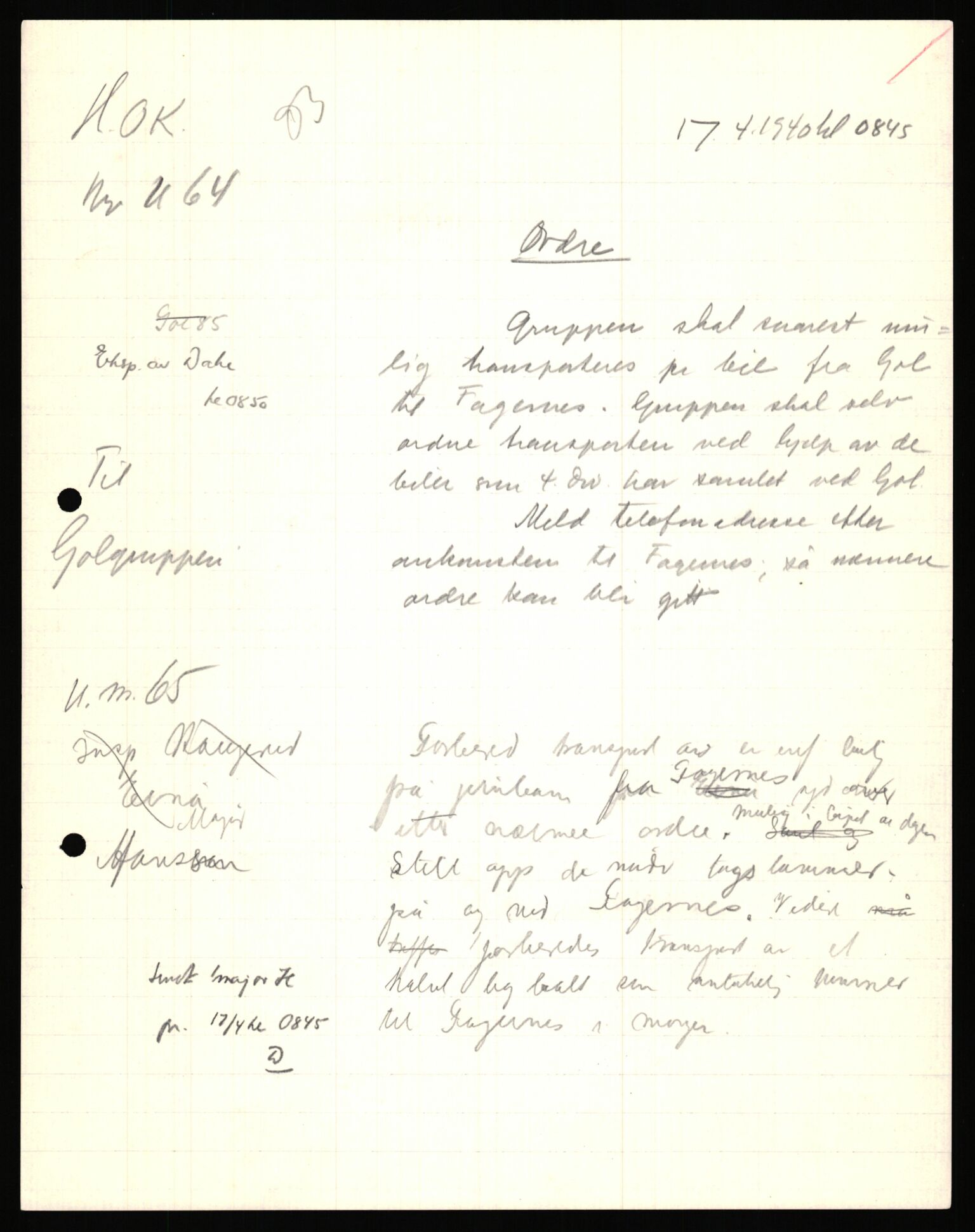 Forsvaret, Forsvarets krigshistoriske avdeling, AV/RA-RAFA-2017/Y/Ya/L0031: II-C-11-51 - Hærens overkommando, 1940, s. 120