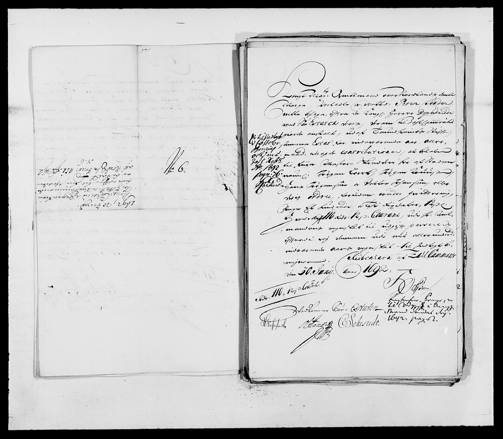 Rentekammeret inntil 1814, Reviderte regnskaper, Fogderegnskap, AV/RA-EA-4092/R68/L4751: Fogderegnskap Senja og Troms, 1690-1693, s. 212