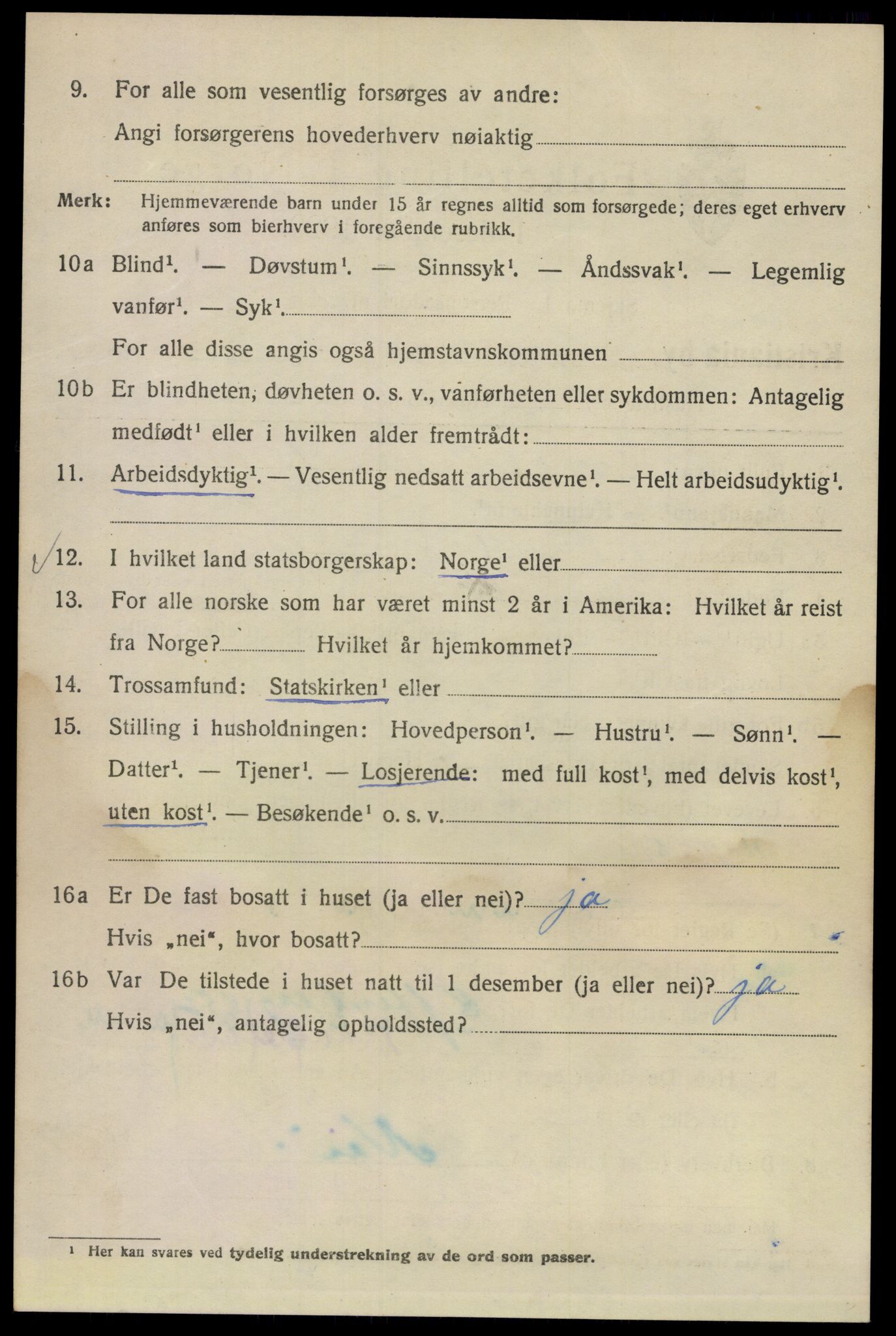 SAO, Folketelling 1920 for 0301 Kristiania kjøpstad, 1920, s. 250554