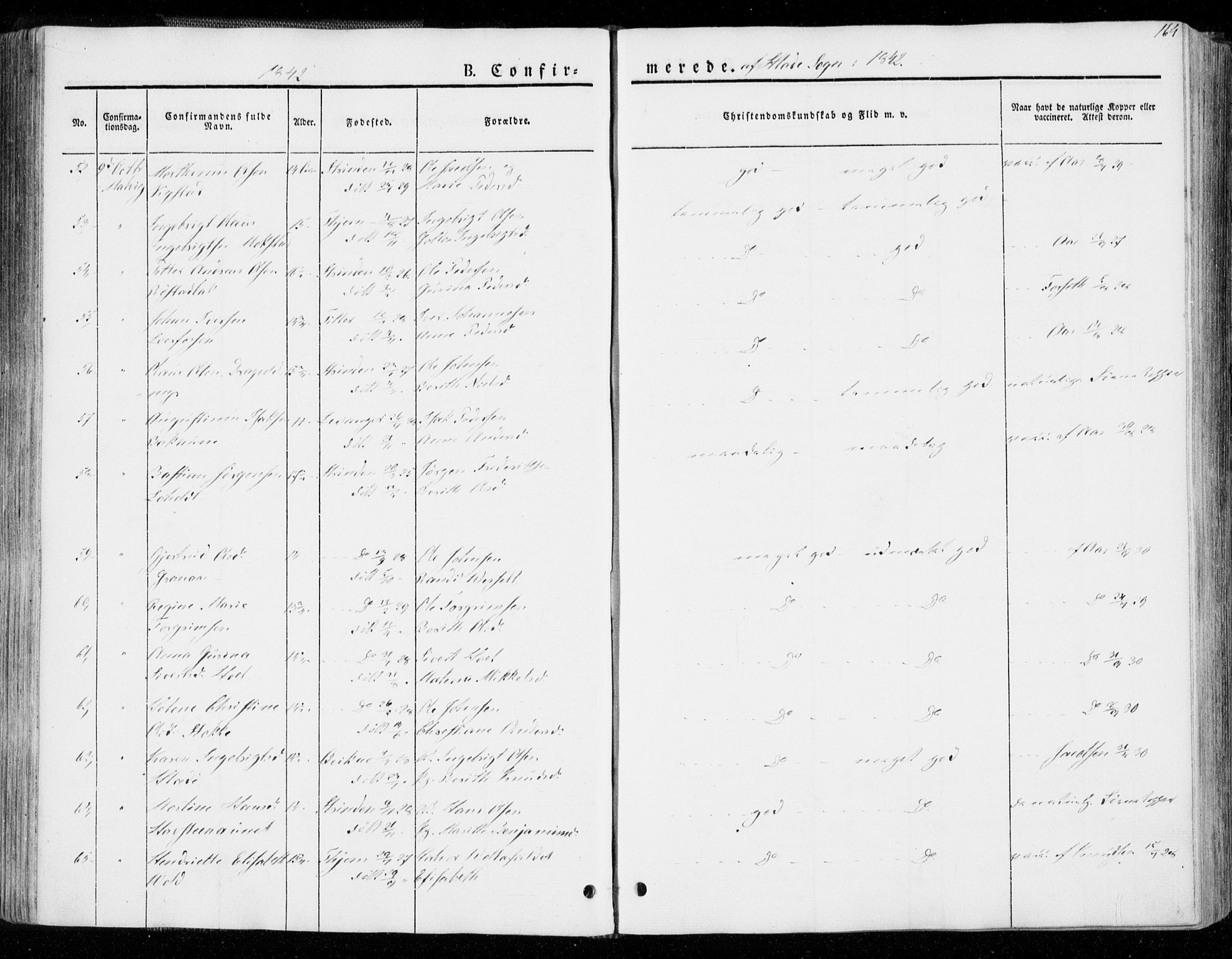Ministerialprotokoller, klokkerbøker og fødselsregistre - Sør-Trøndelag, SAT/A-1456/606/L0290: Ministerialbok nr. 606A05, 1841-1847, s. 164