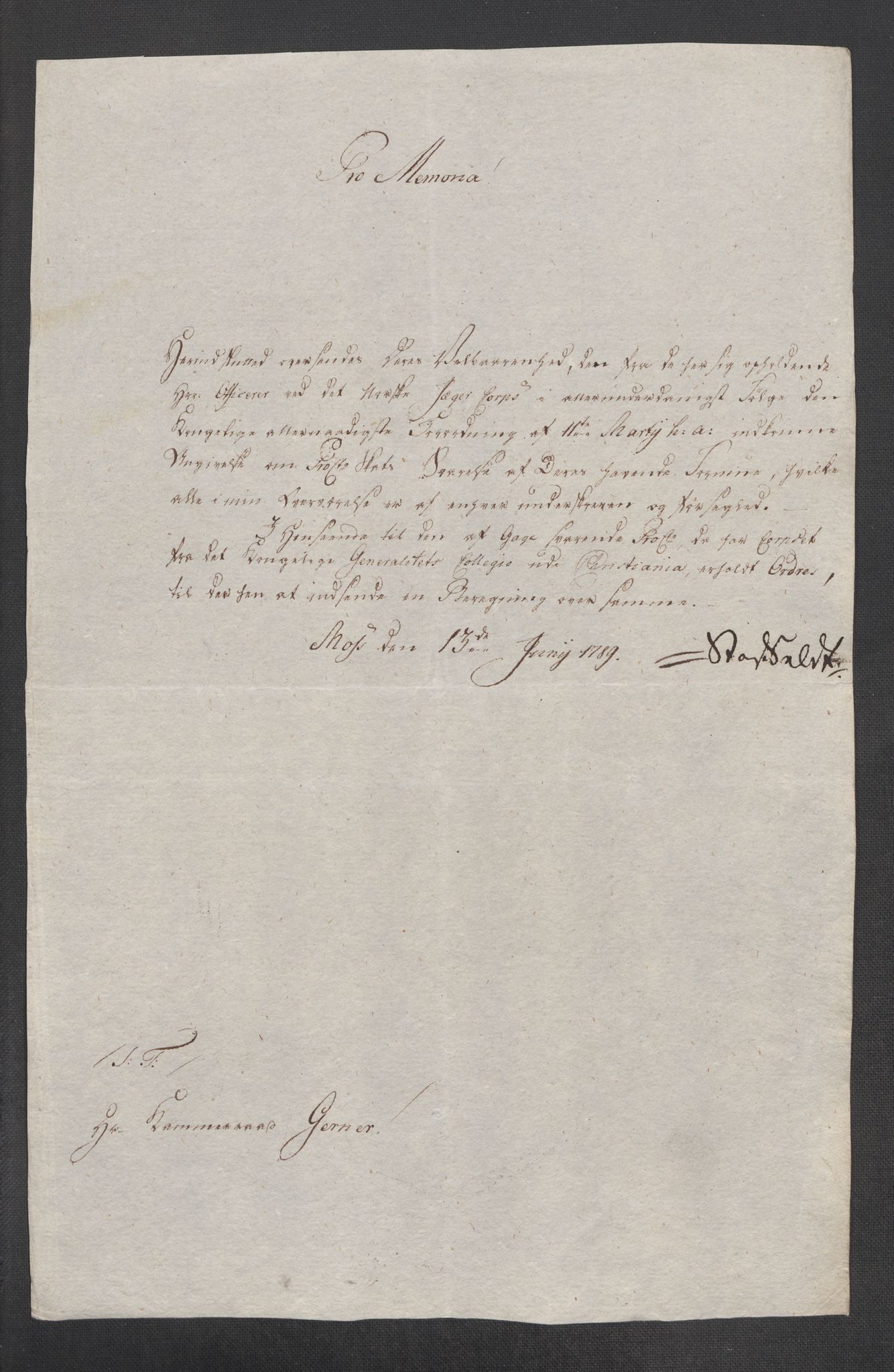 Rentekammeret inntil 1814, Reviderte regnskaper, Mindre regnskaper, AV/RA-EA-4068/Rf/Rfe/L0025: Moss, Onsøy, Tune og Veme fogderi. Namdal fogderi, 1789, s. 24