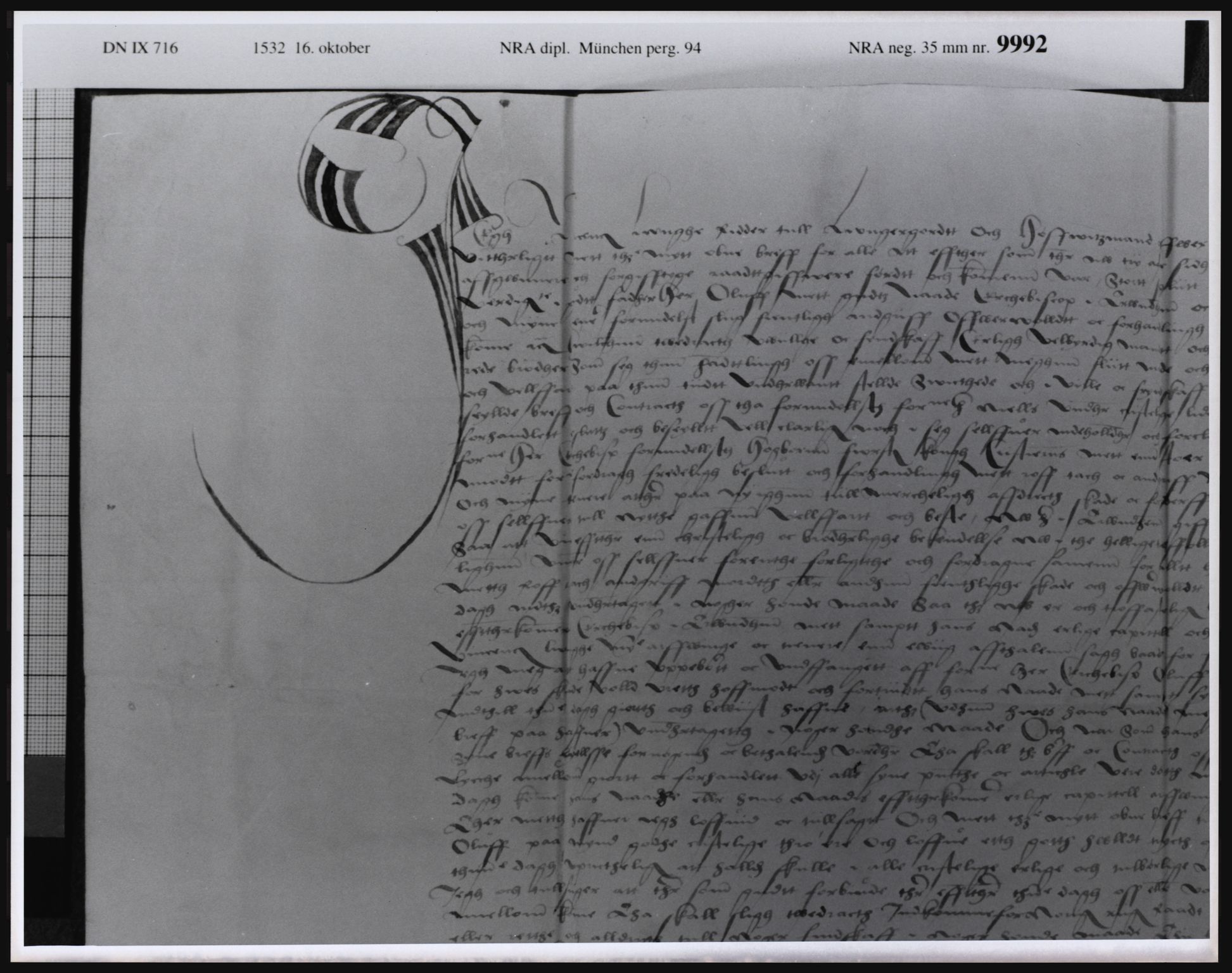 Riksarkivets diplomsamling, AV/RA-EA-5965/F13/F13a/L0016: Pergament nr. 94, 1532, s. 2