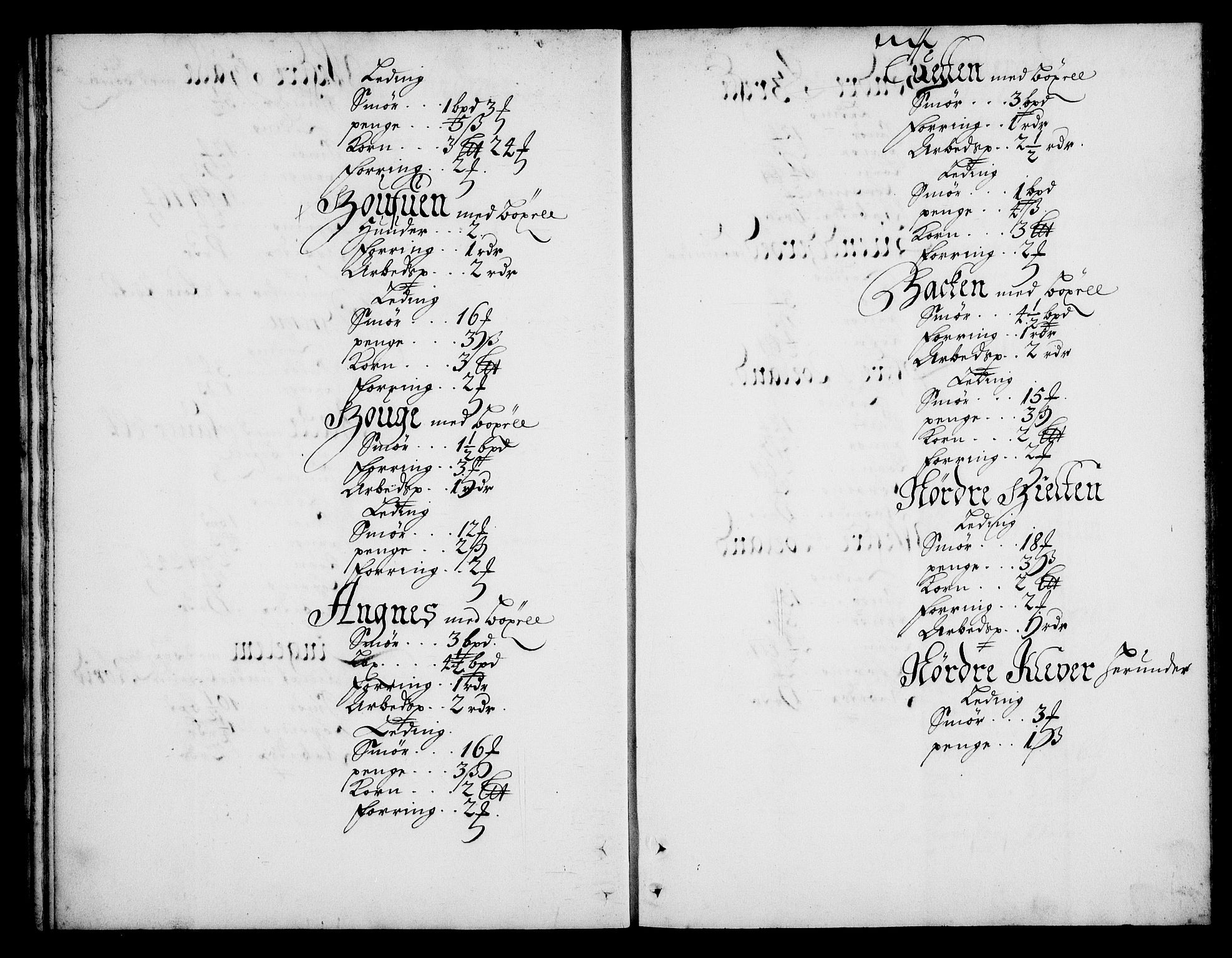 Rentekammeret inntil 1814, Realistisk ordnet avdeling, RA/EA-4070/N/Na/L0003/0007: [XI h]: Tønsbergs amt og Larvik grevskaps jordebøker: / Larvik grevskaps jordebok, 1692