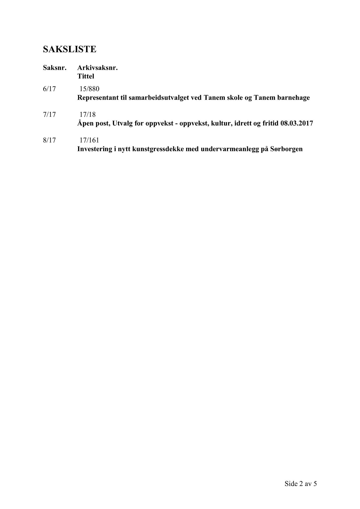 Klæbu Kommune, TRKO/KK/04-UO/L008: Utvalg for oppvekst - Møtedokumenter, 2017, s. 154