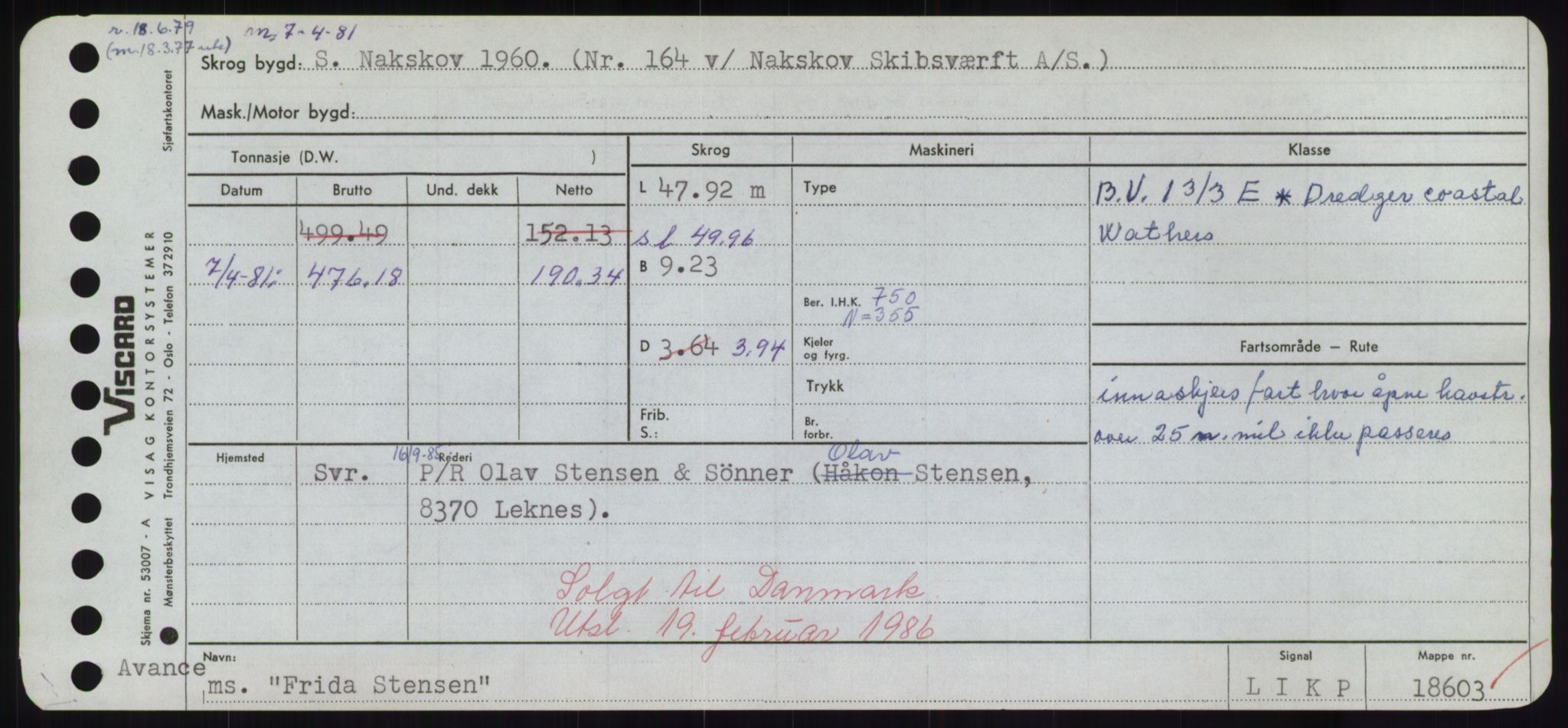 Sjøfartsdirektoratet med forløpere, Skipsmålingen, AV/RA-S-1627/H/Hd/L0011: Fartøy, Fla-Får, s. 423