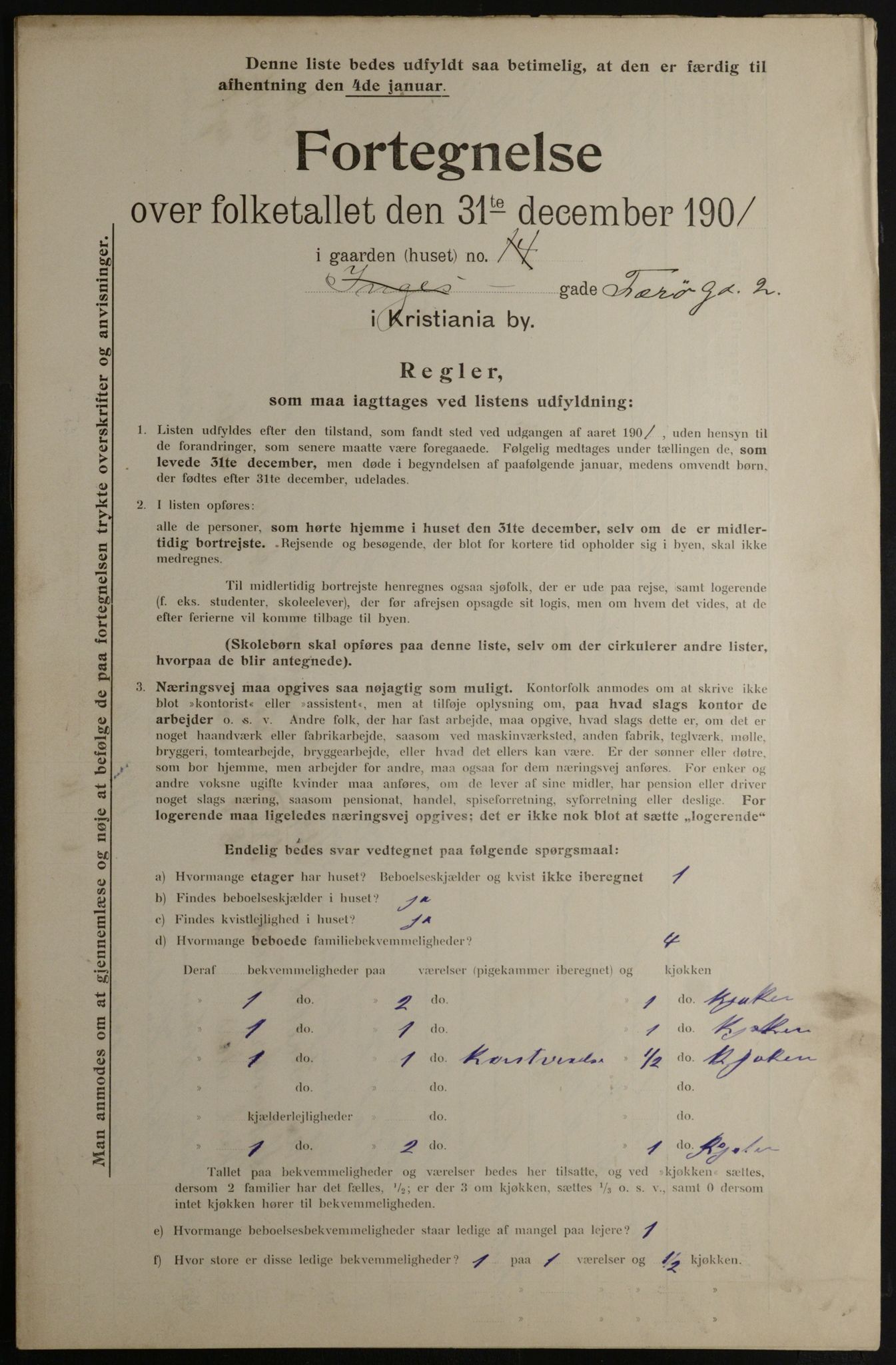 OBA, Kommunal folketelling 31.12.1901 for Kristiania kjøpstad, 1901, s. 4571