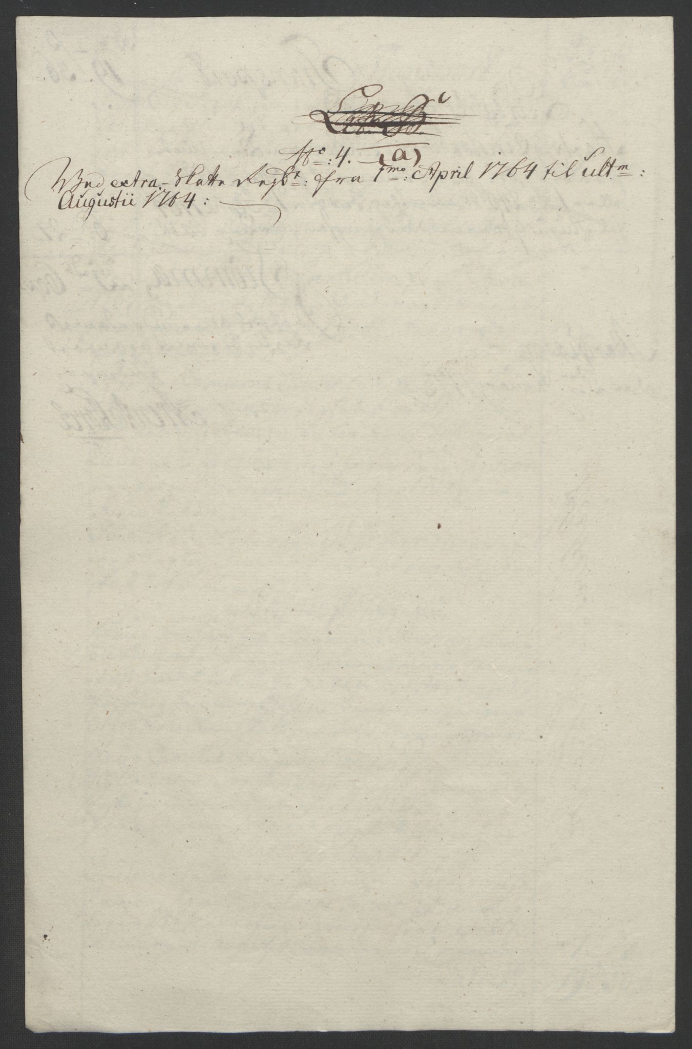 Rentekammeret inntil 1814, Realistisk ordnet avdeling, RA/EA-4070/Ol/L0018: [Gg 10]: Ekstraskatten, 23.09.1762. Sogn, 1762-1772, s. 106