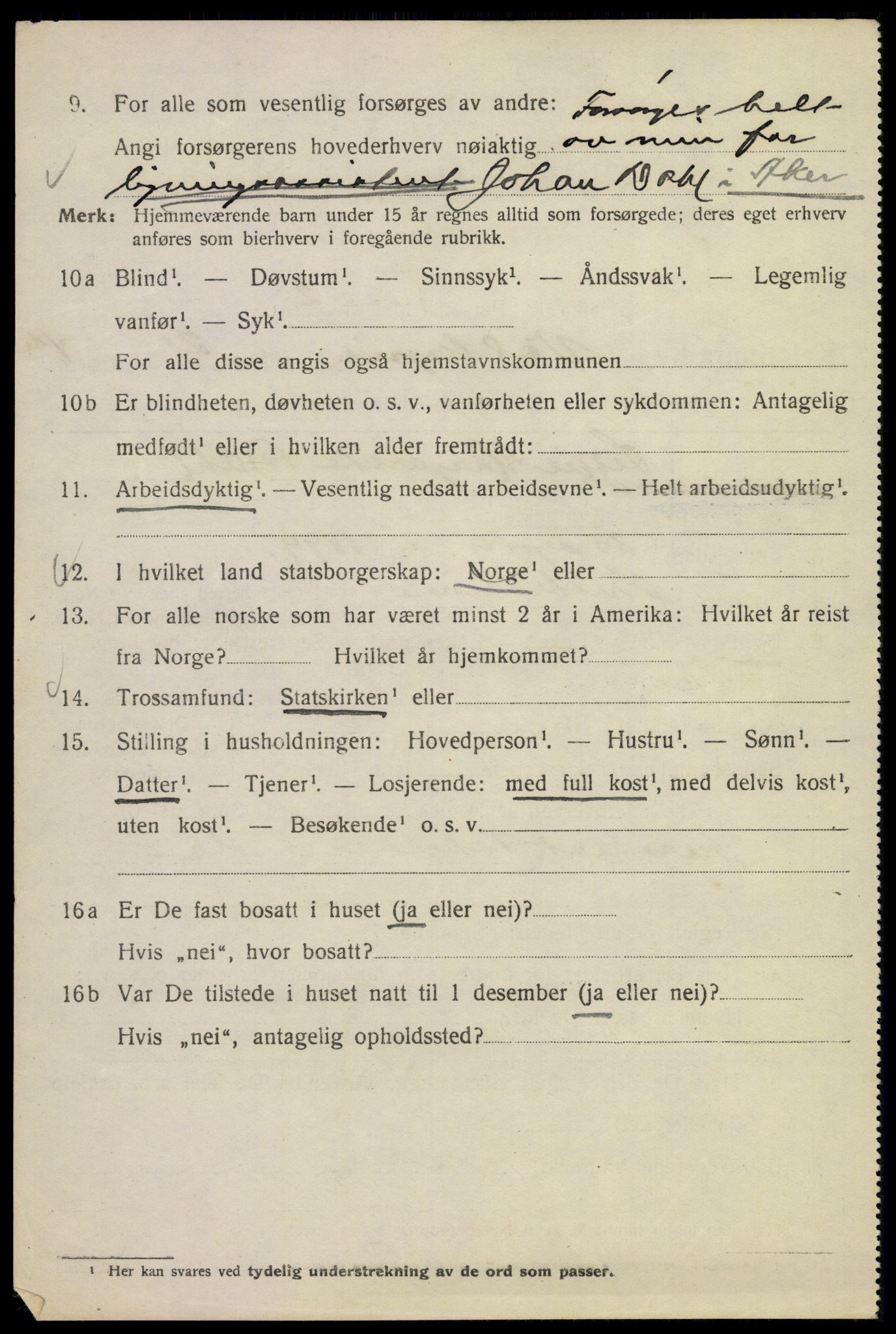 SAO, Folketelling 1920 for 0301 Kristiania kjøpstad, 1920, s. 628842