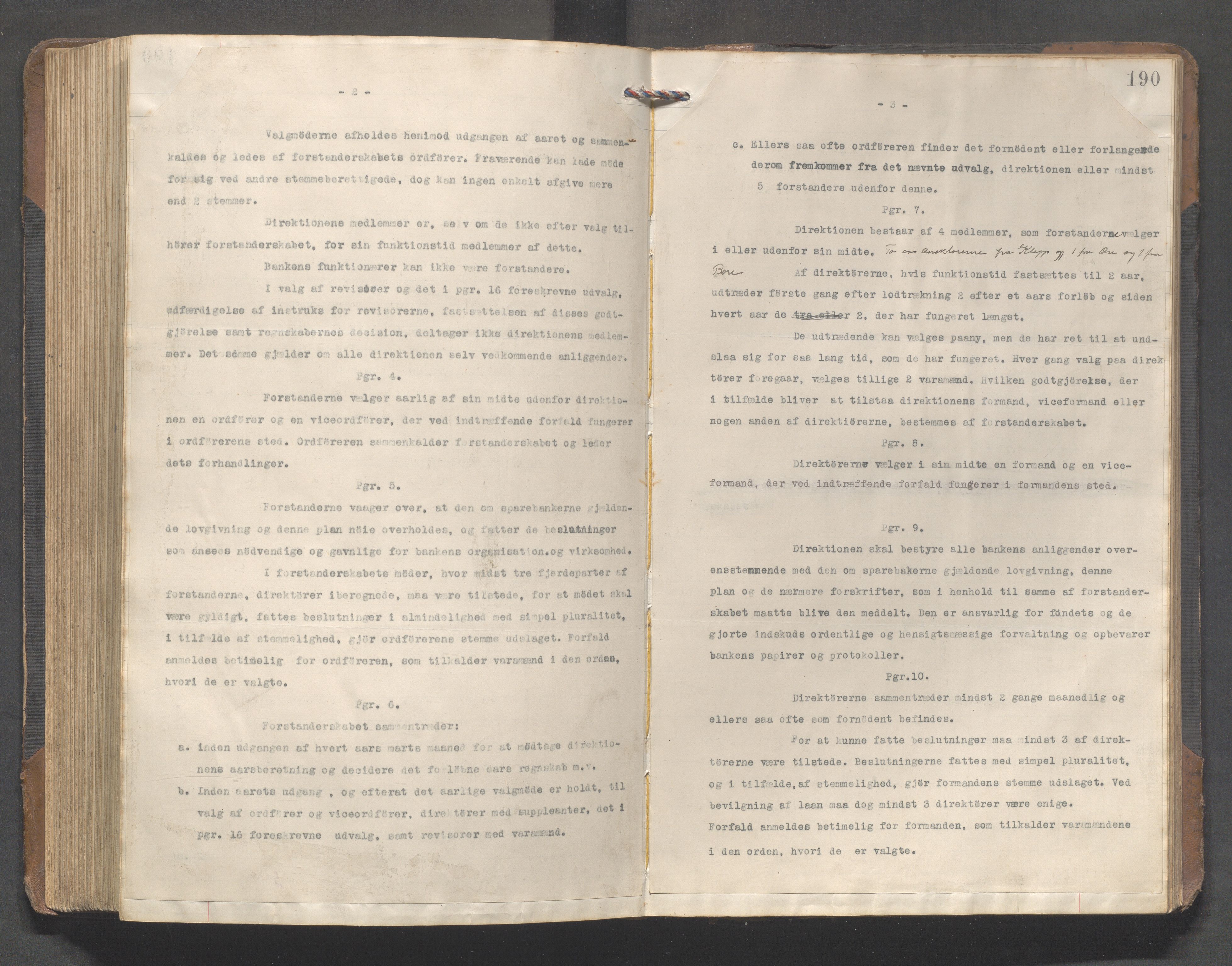 Klepp kommune - Formannskapet, IKAR/K-100277/A/L0007: Møtebok, 1918-1924, s. 190