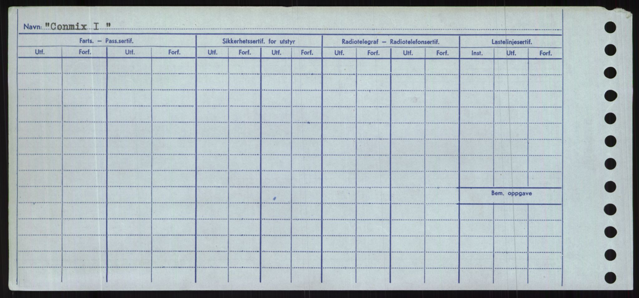 Sjøfartsdirektoratet med forløpere, Skipsmålingen, RA/S-1627/H/Hc/L0001: Lektere, A-Y, s. 80