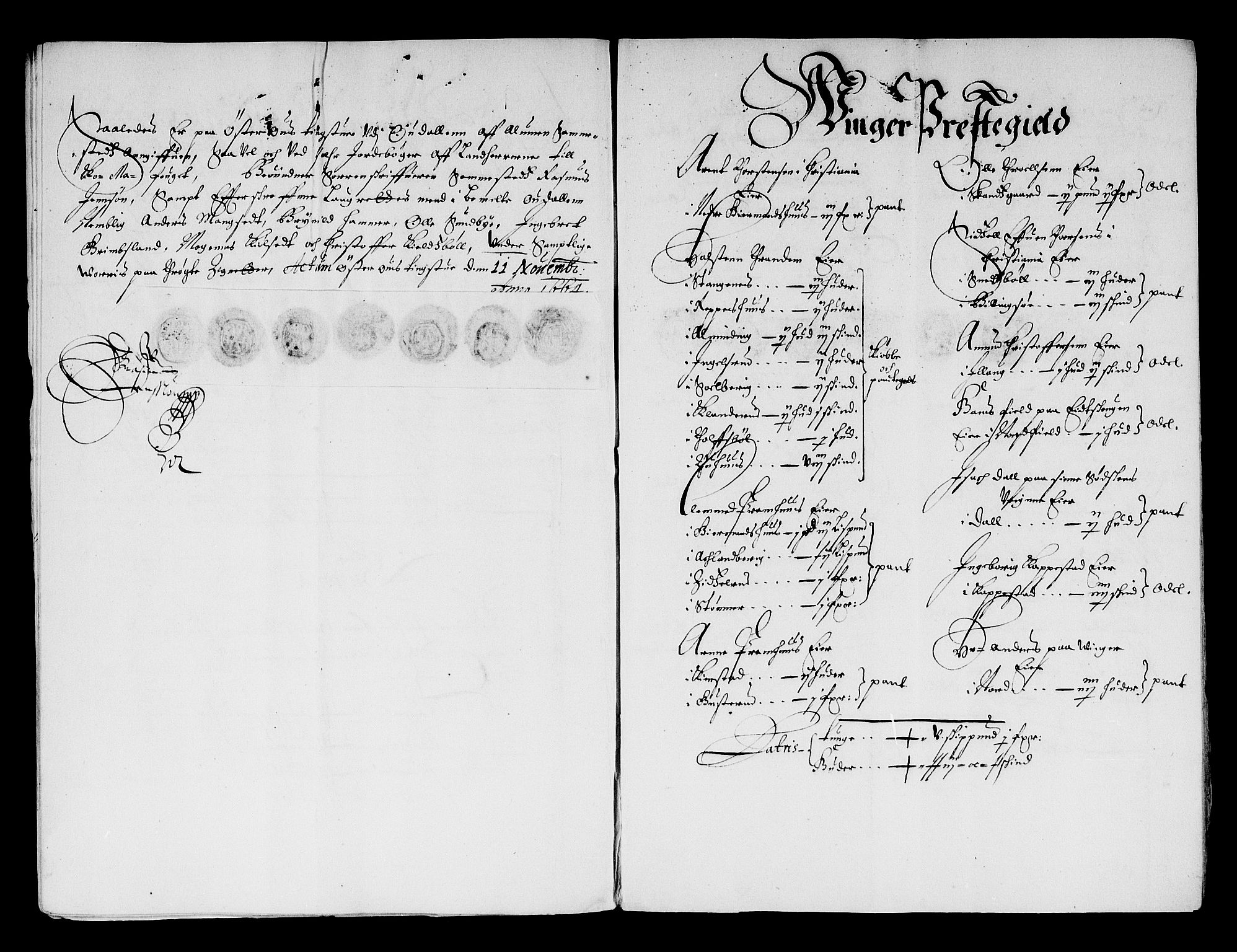 Rentekammeret inntil 1814, Reviderte regnskaper, Stiftamtstueregnskaper, Landkommissariatet på Akershus og Akershus stiftamt, AV/RA-EA-5869/R/Ra/L0024: Landkommissariatet på Akershus, 1664