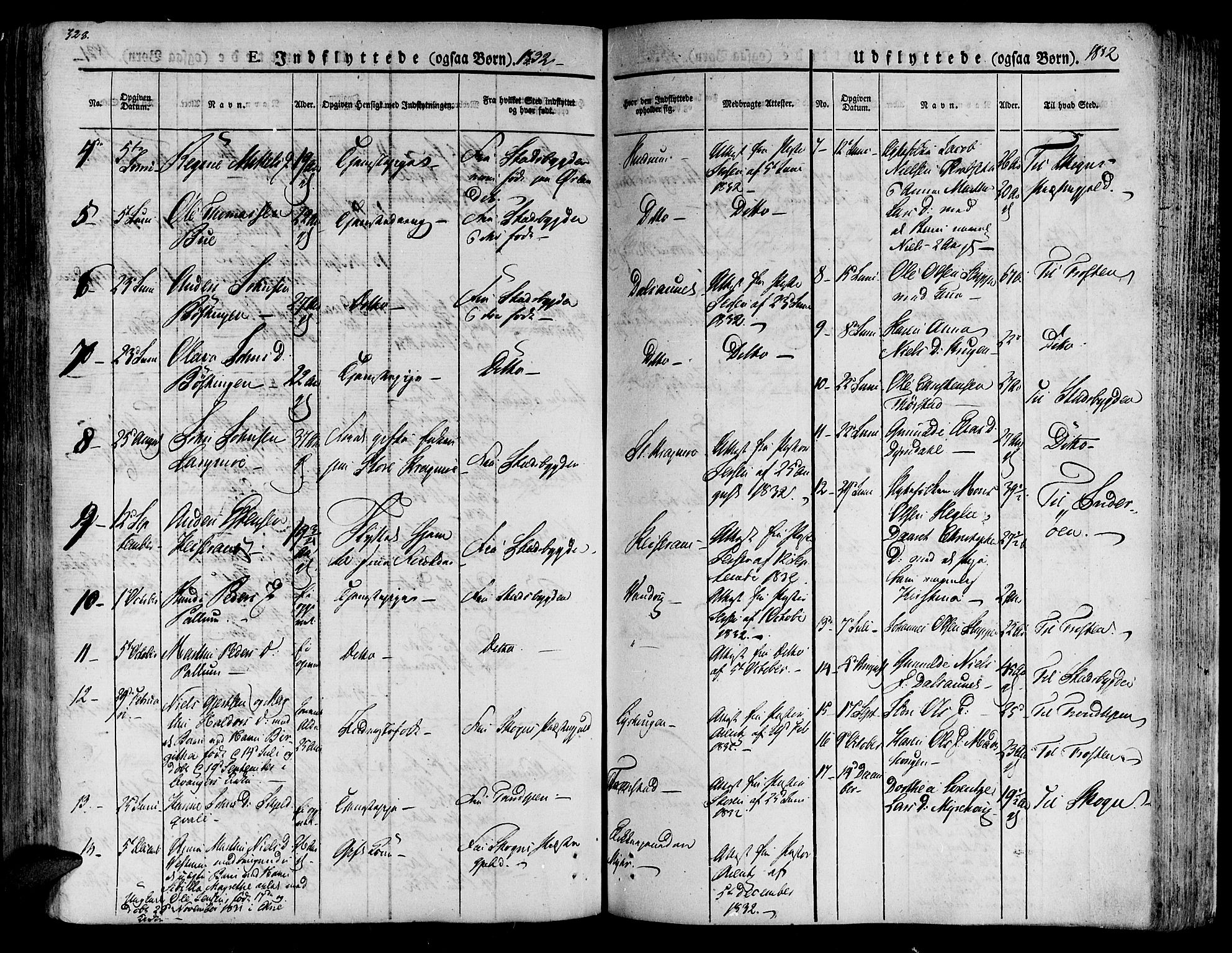 Ministerialprotokoller, klokkerbøker og fødselsregistre - Nord-Trøndelag, SAT/A-1458/701/L0006: Ministerialbok nr. 701A06, 1825-1841, s. 328