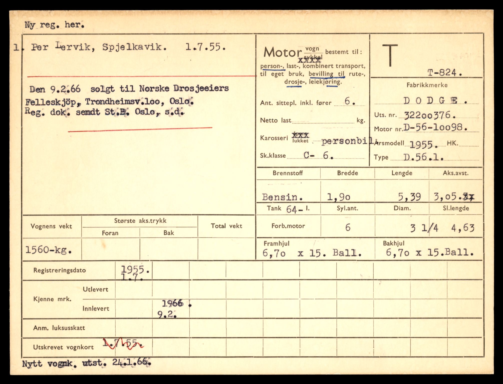 Møre og Romsdal vegkontor - Ålesund trafikkstasjon, AV/SAT-A-4099/F/Fe/L0008: Registreringskort for kjøretøy T 747 - T 894, 1927-1998, s. 2010