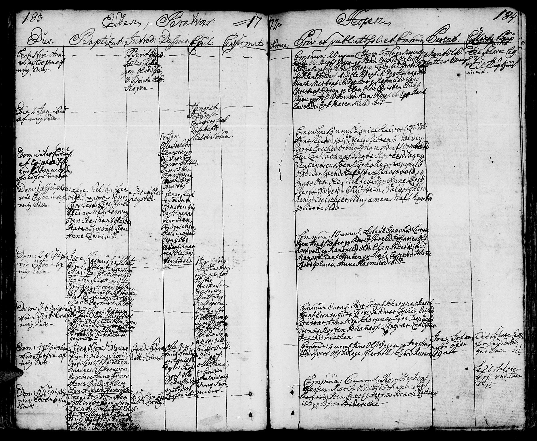 Ministerialprotokoller, klokkerbøker og fødselsregistre - Møre og Romsdal, AV/SAT-A-1454/581/L0932: Ministerialbok nr. 581A02, 1767-1823, s. 183-184