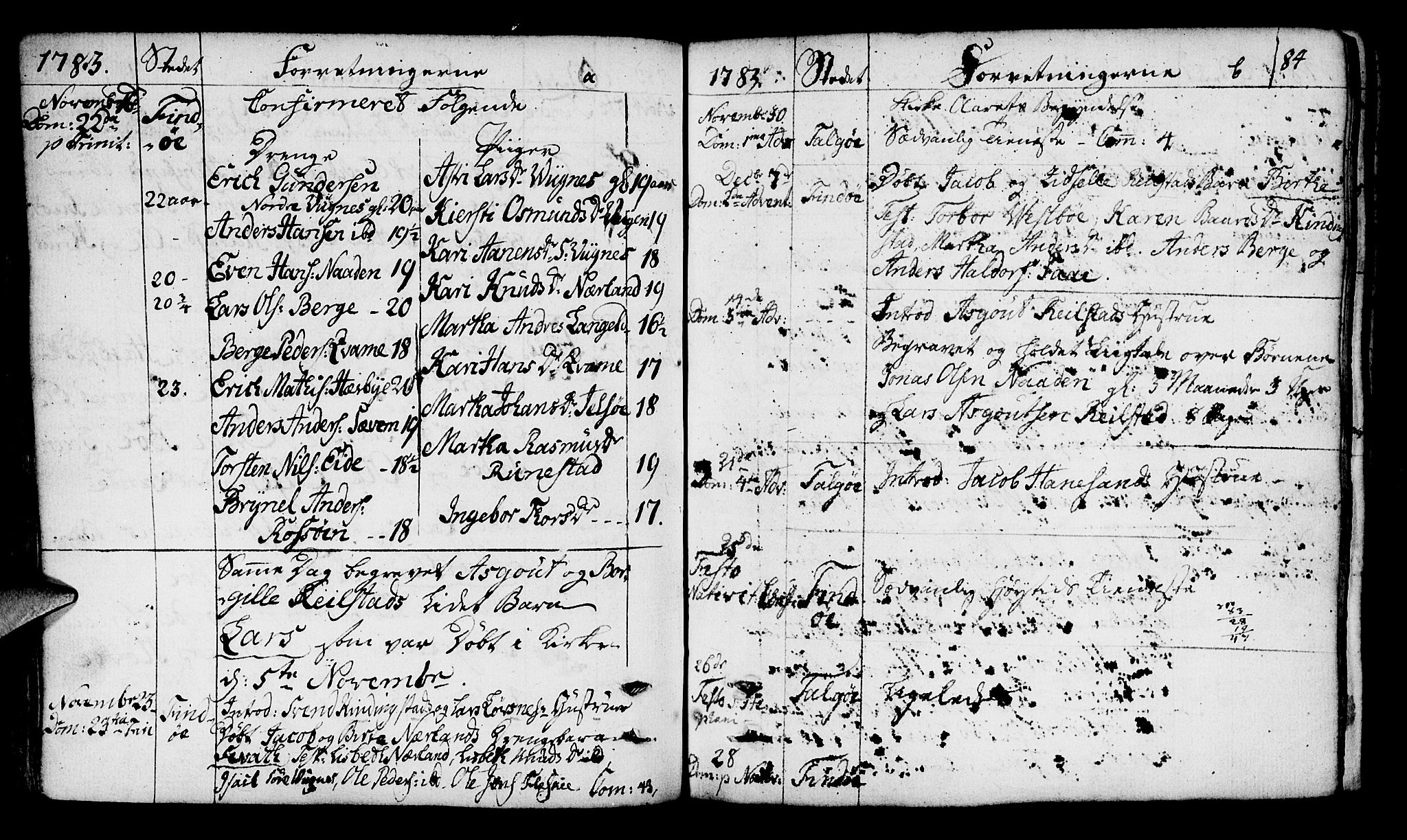 Finnøy sokneprestkontor, AV/SAST-A-101825/H/Ha/Haa/L0005: Ministerialbok nr. A 5, 1773-1816, s. 84