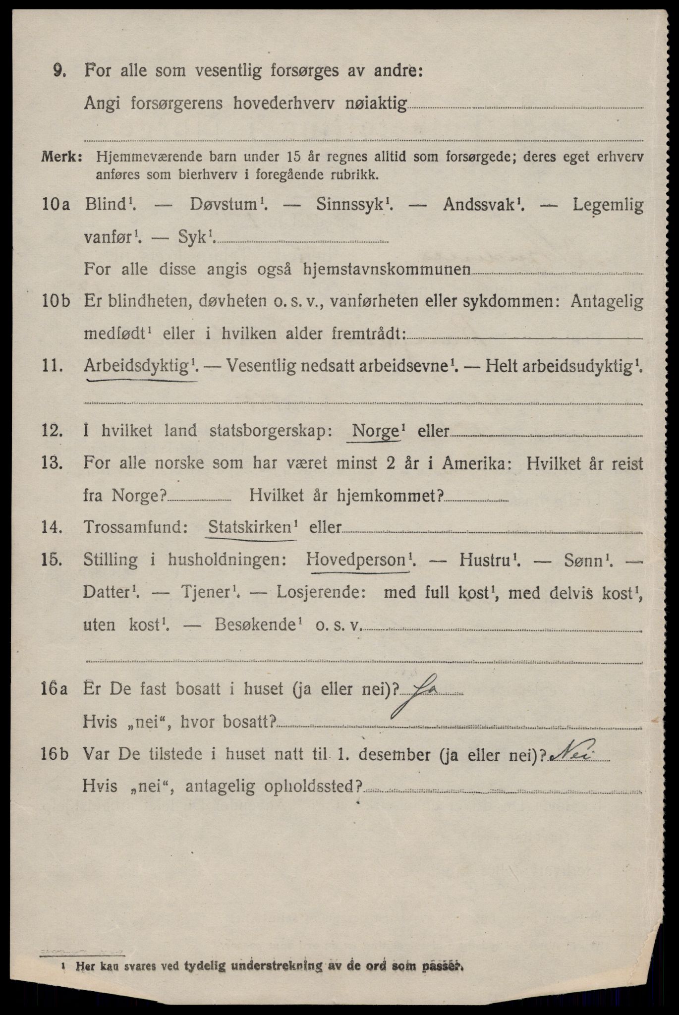 SAST, Folketelling 1920 for 1150 Skudenes herred, 1920, s. 2489