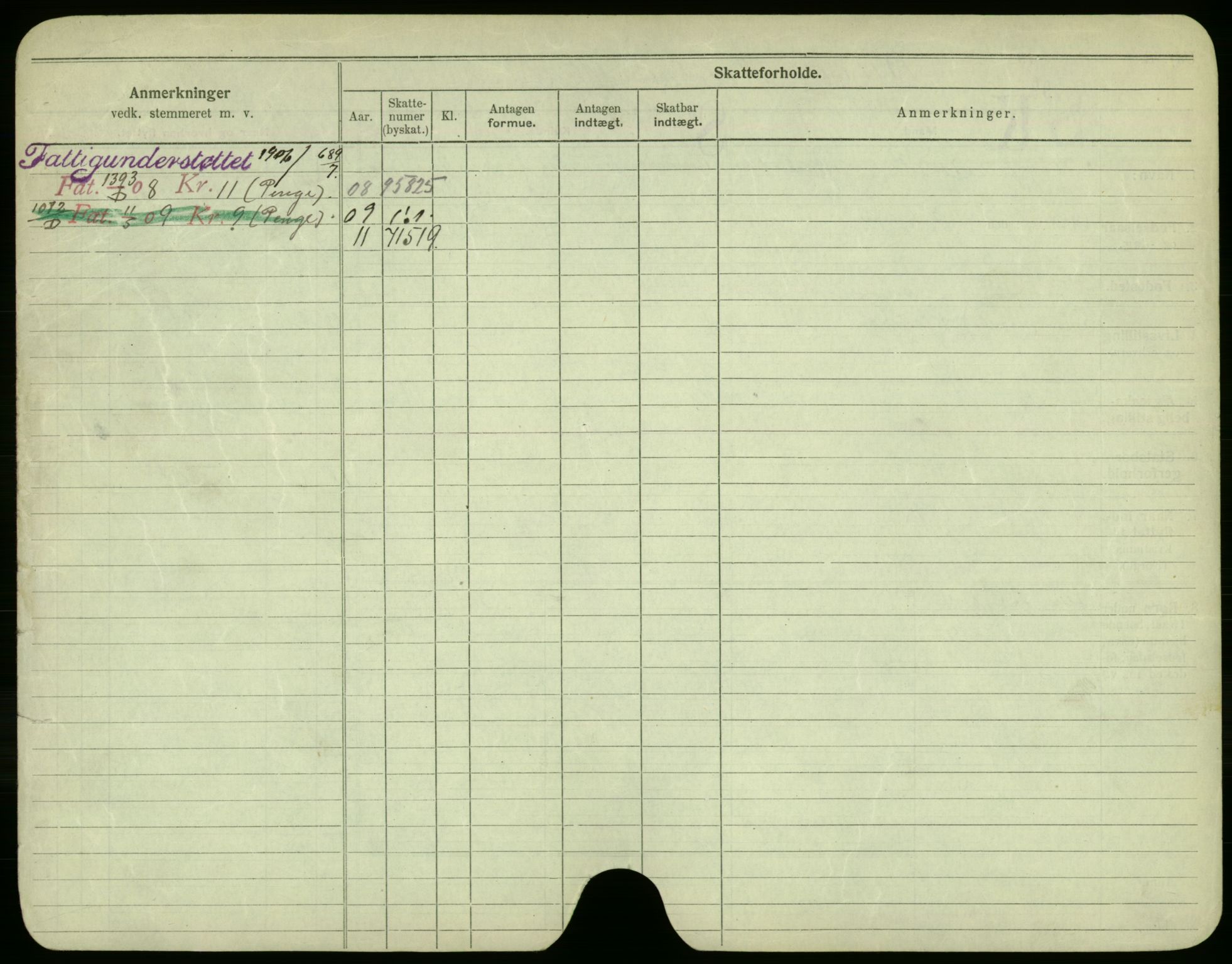 Oslo folkeregister, Registerkort, AV/SAO-A-11715/F/Fa/Fac/L0002: Menn, 1906-1914, s. 382b