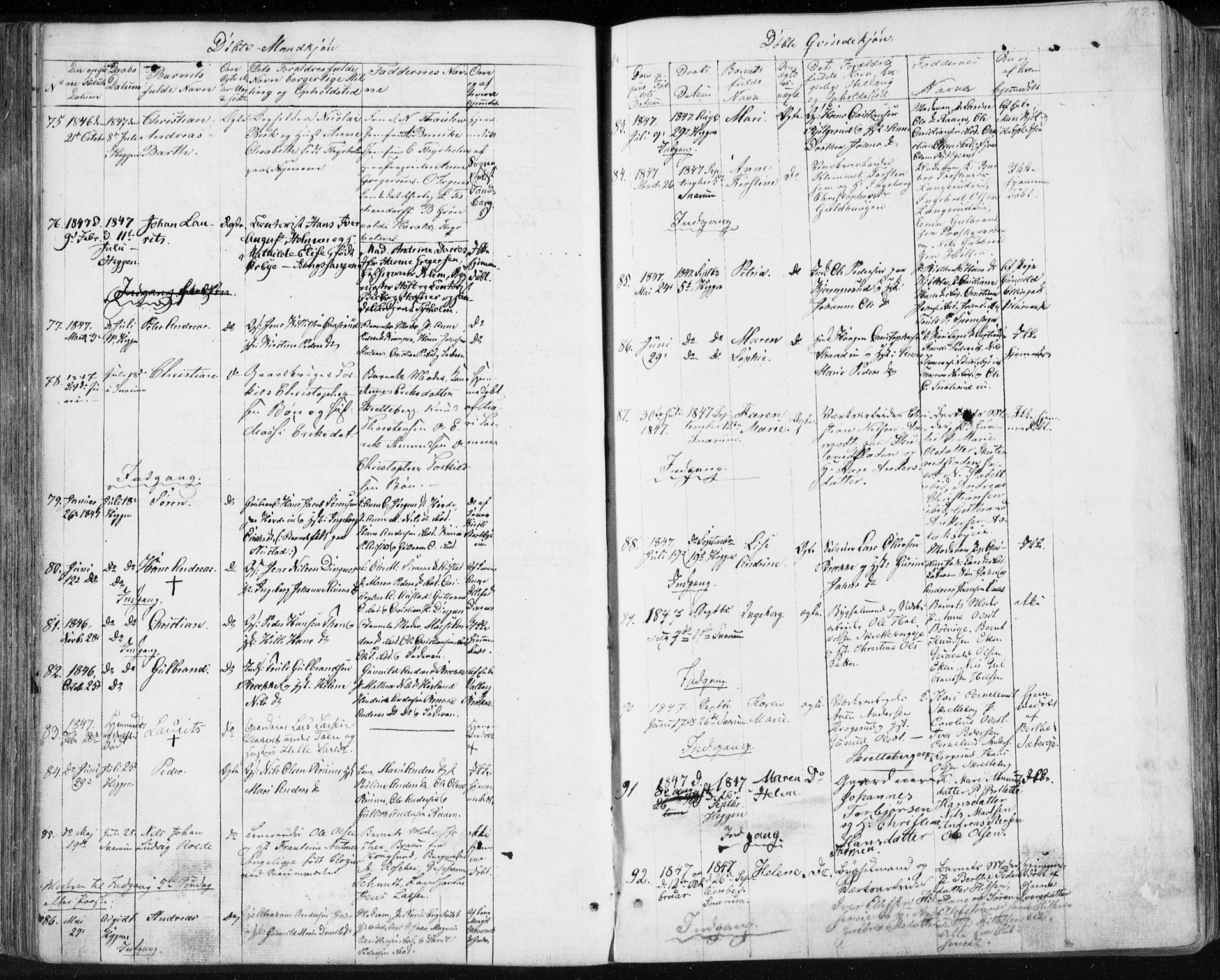 Modum kirkebøker, AV/SAKO-A-234/F/Fa/L0007: Ministerialbok nr. 7, 1841-1850, s. 102