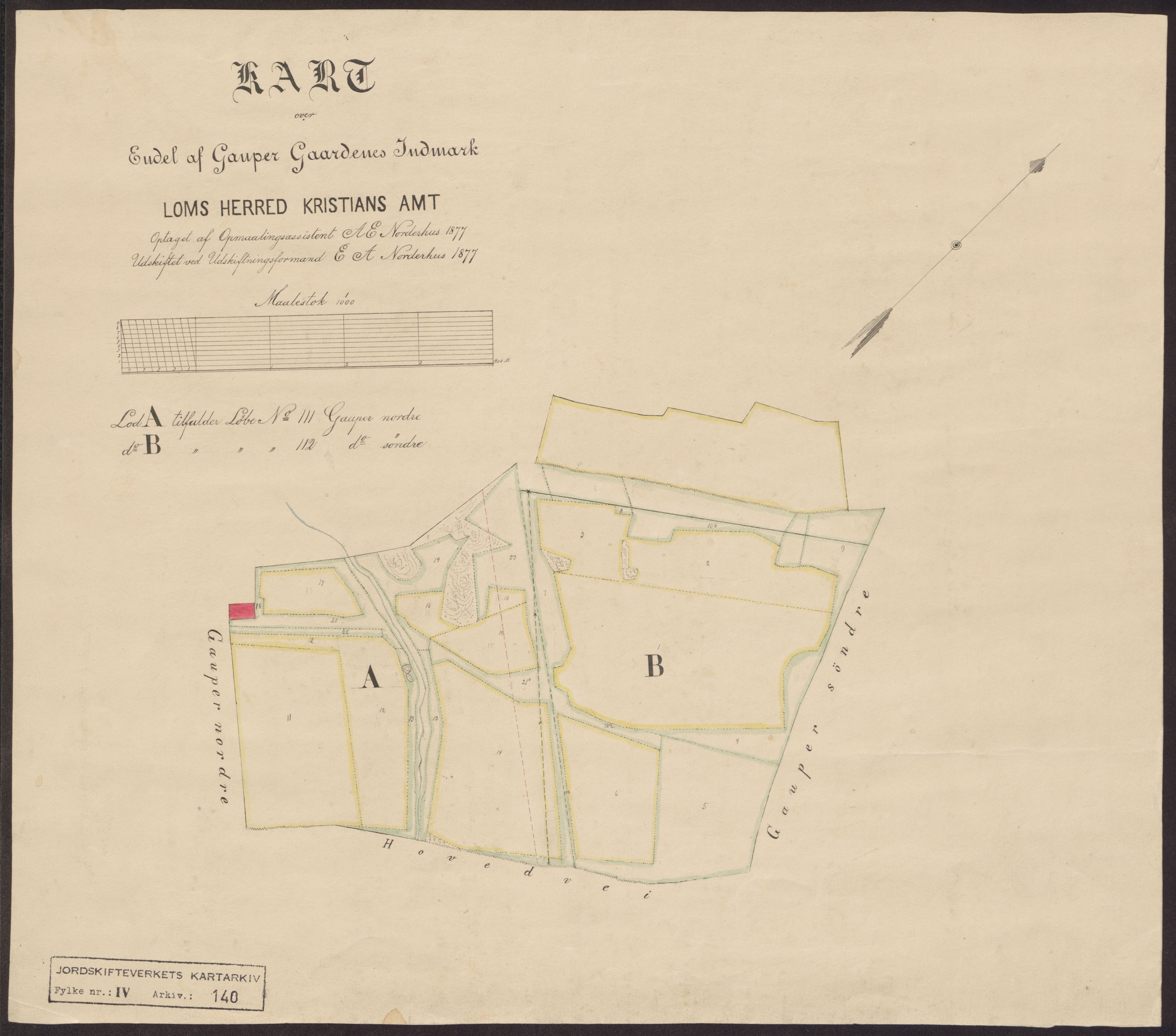 Jordskifteverkets kartarkiv, AV/RA-S-3929/T, 1859-1988, s. 188