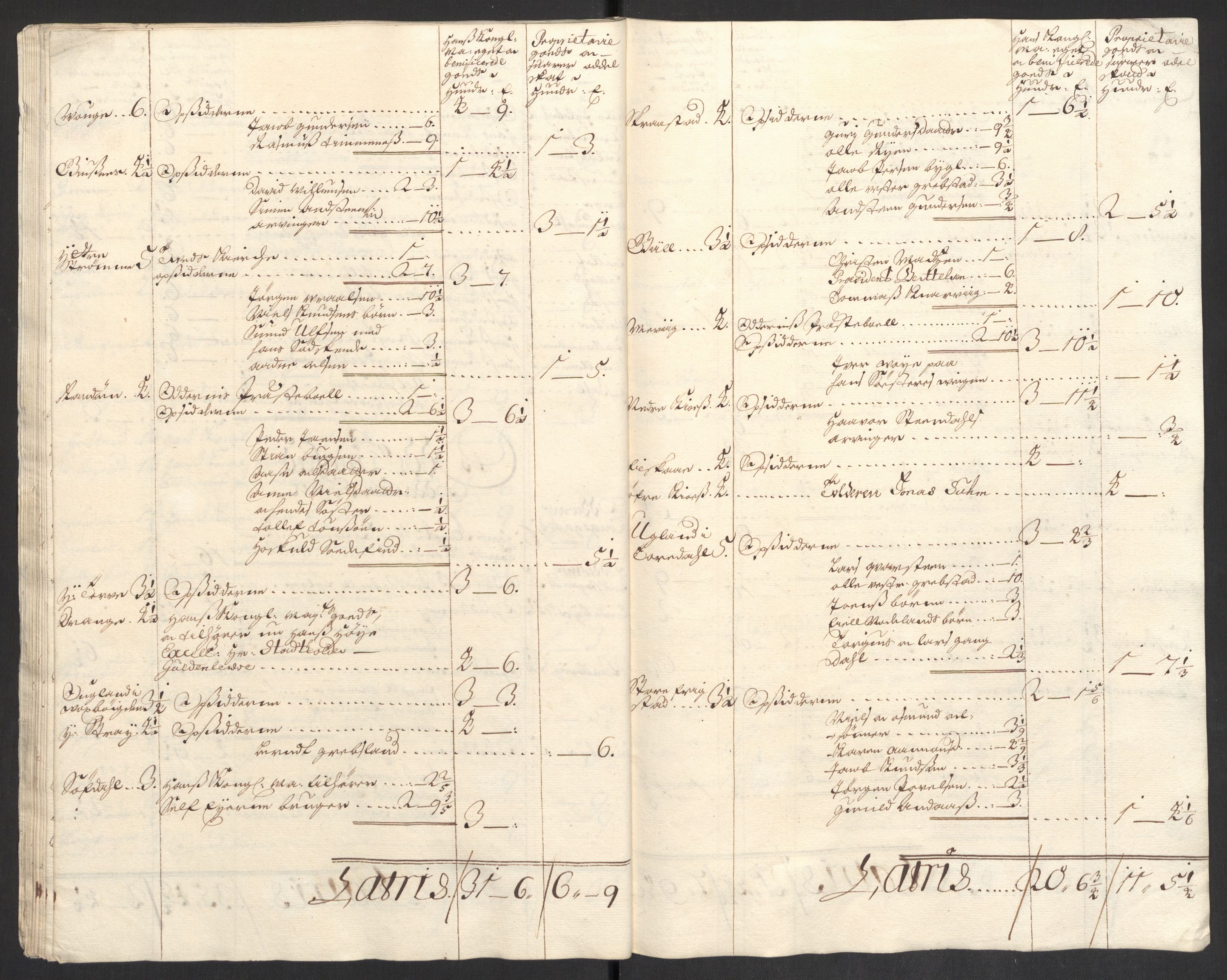 Rentekammeret inntil 1814, Reviderte regnskaper, Fogderegnskap, AV/RA-EA-4092/R43/L2547: Fogderegnskap Lista og Mandal, 1698-1699, s. 136