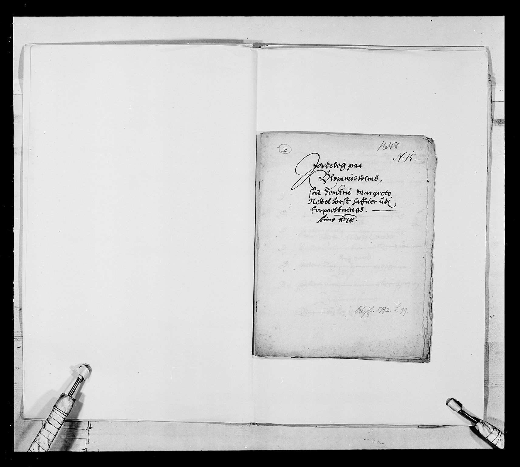 Stattholderembetet 1572-1771, RA/EA-2870/Ek/L0021/0001: Jordebøker 1633-1658: / Adelsjordebøker innlevert til hyllingen i august 1648 og senere, 1648-1649, s. 109