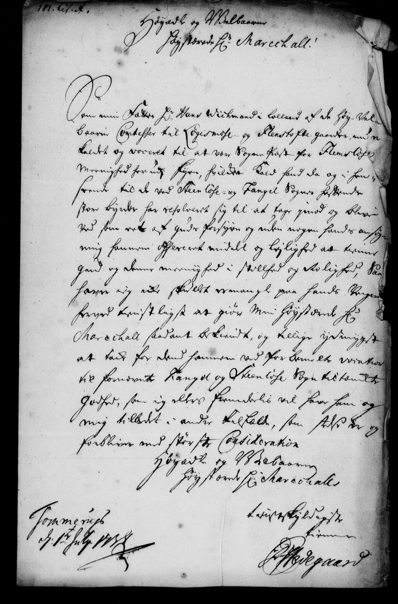 Generalkirkeinspektionskollegiet, DRA/A-0008/F4-06/F4-06-02: Protokollerede indkomne sager, 1738